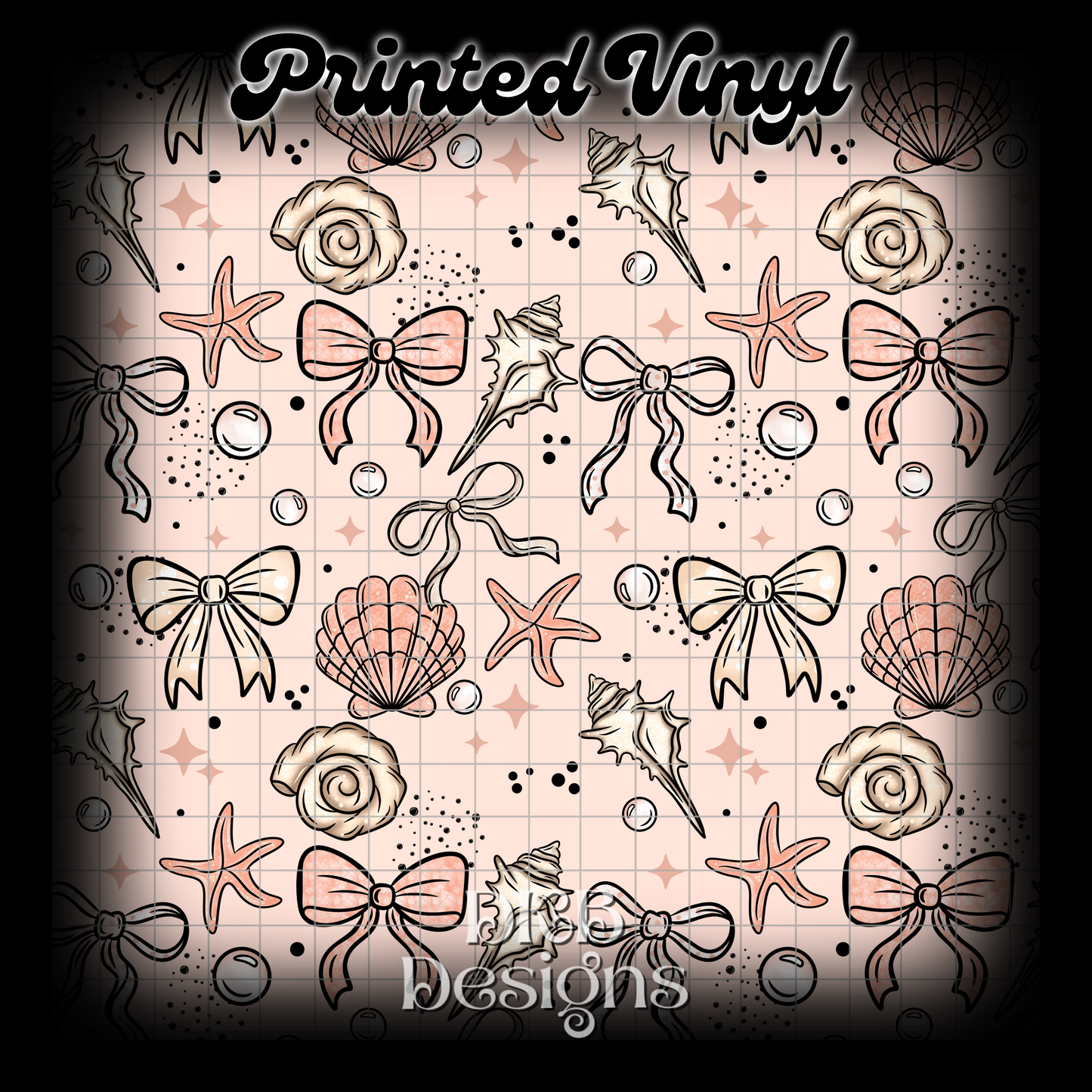Seashell bow Vinyl