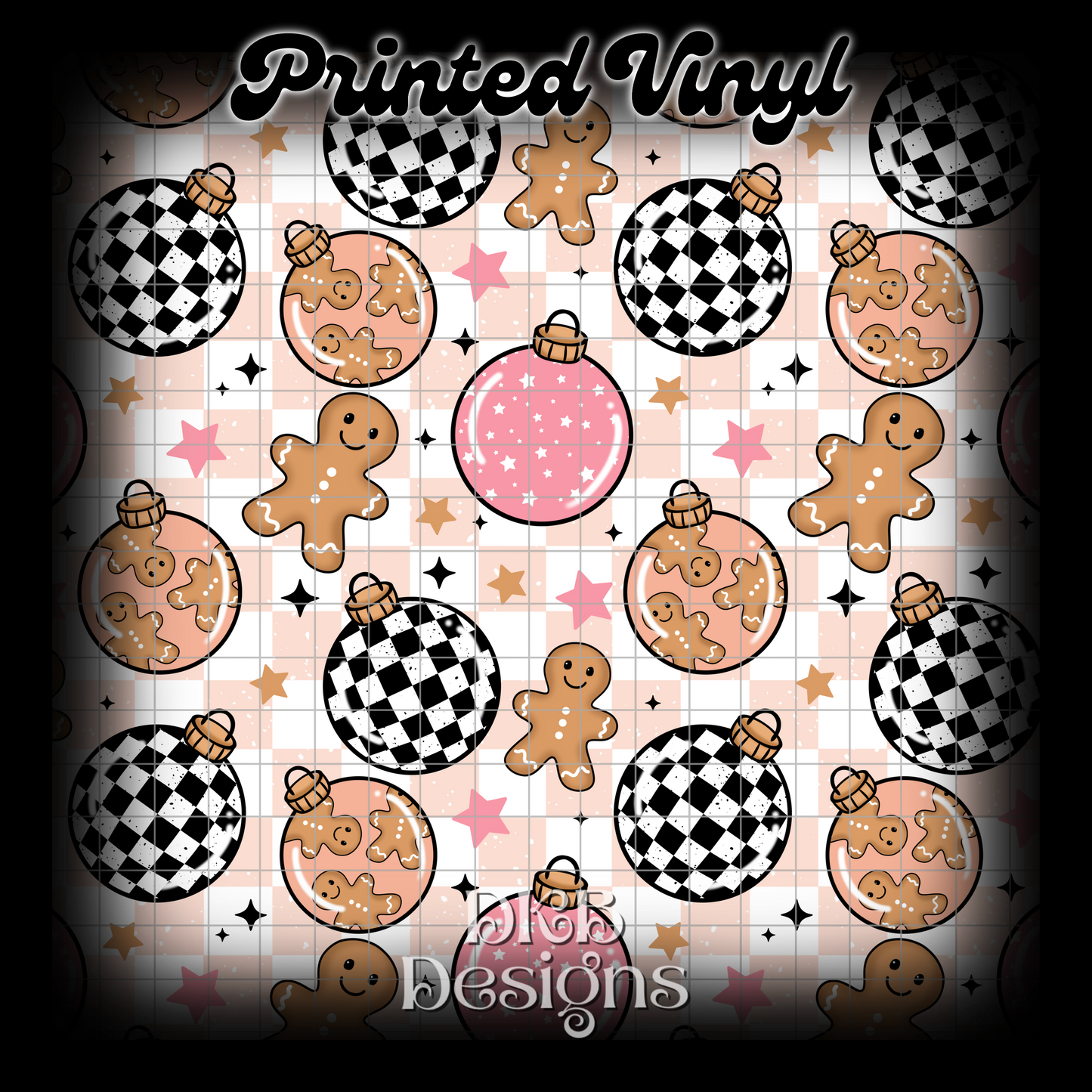 Pink Ornaments Vinyl