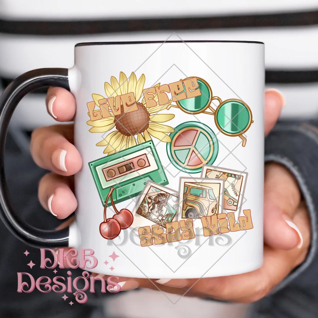 Live free stay wild 2 UV DTF