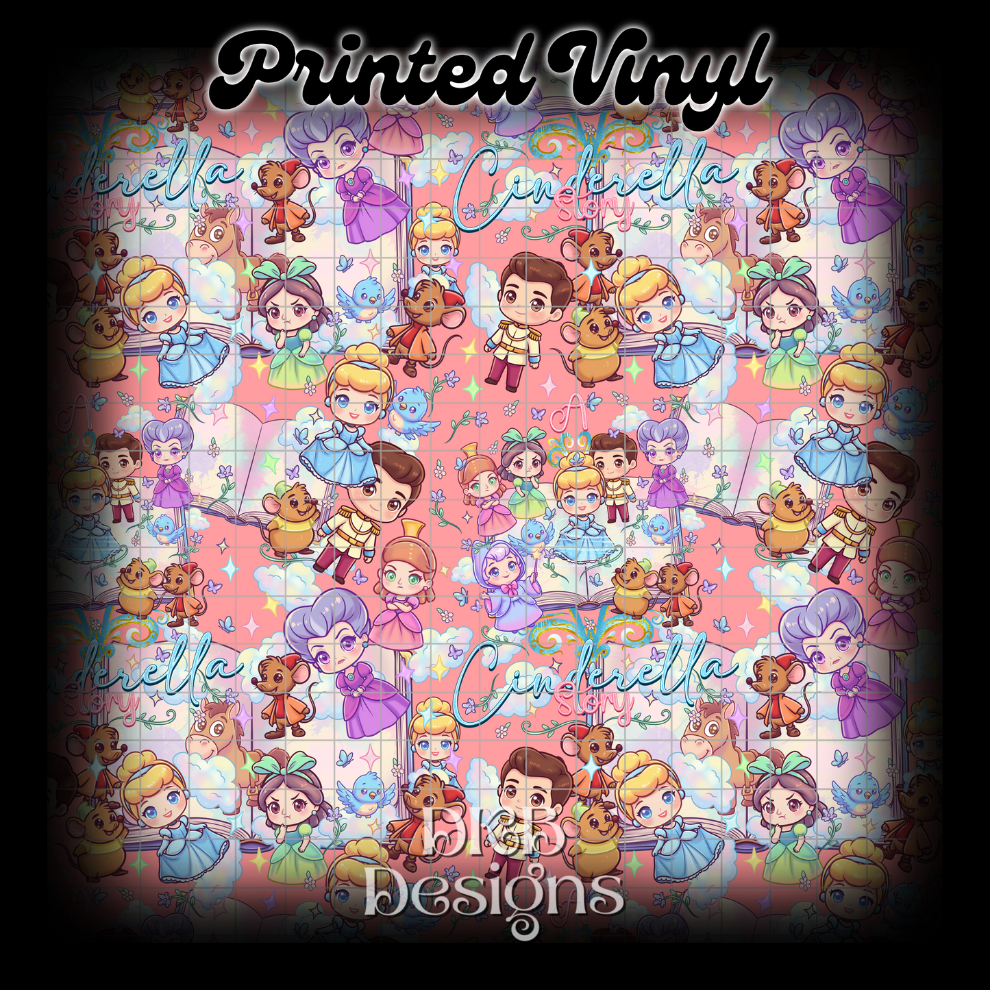 Princess Printed Vinyl (3 color ways)