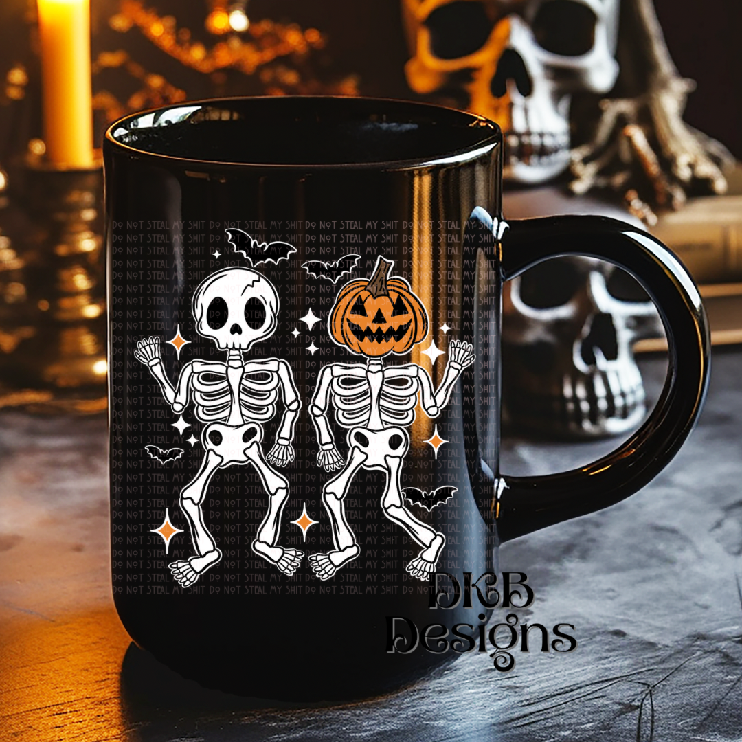 Halloween skellies UV DTF
