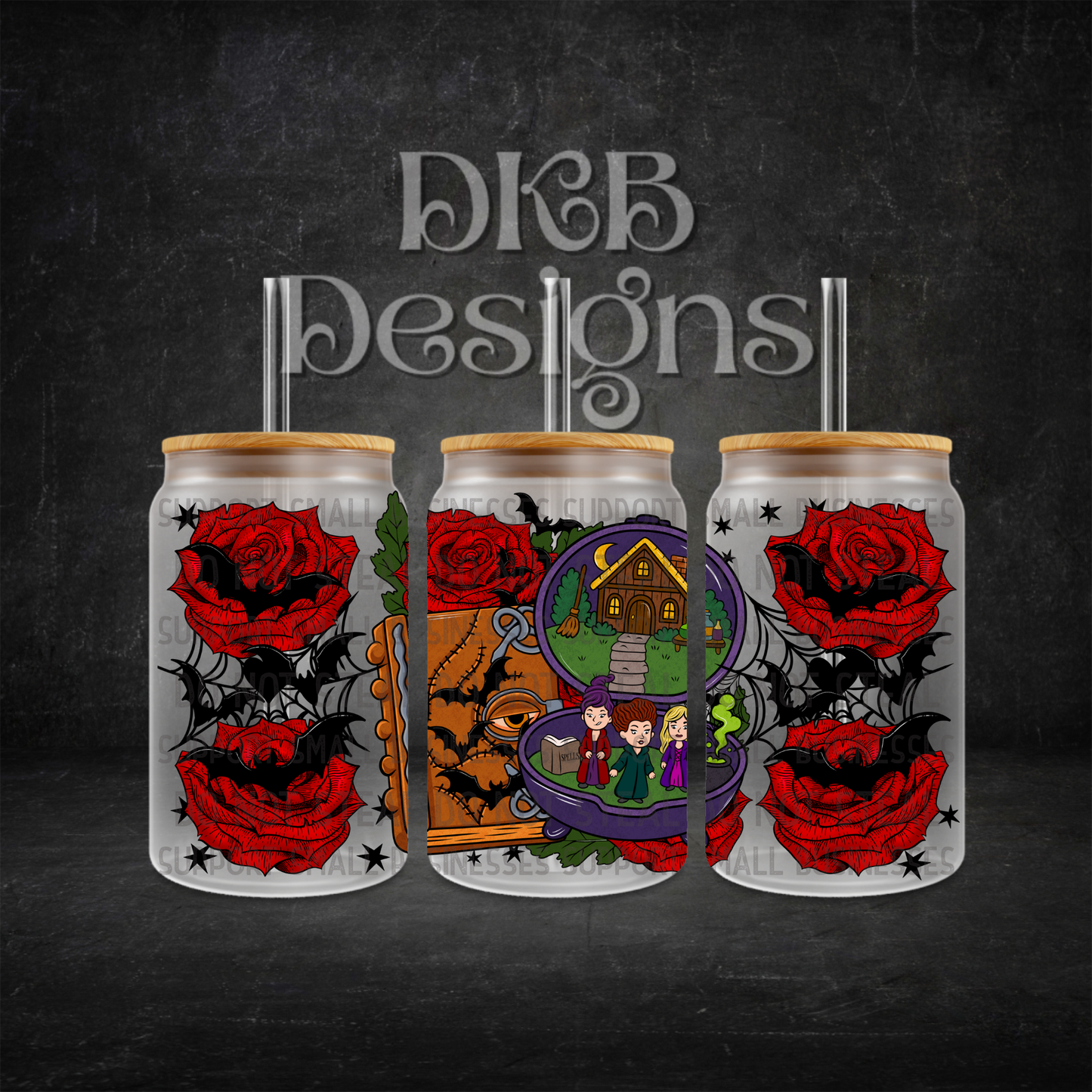 Hp 16oz glass can UV DTF