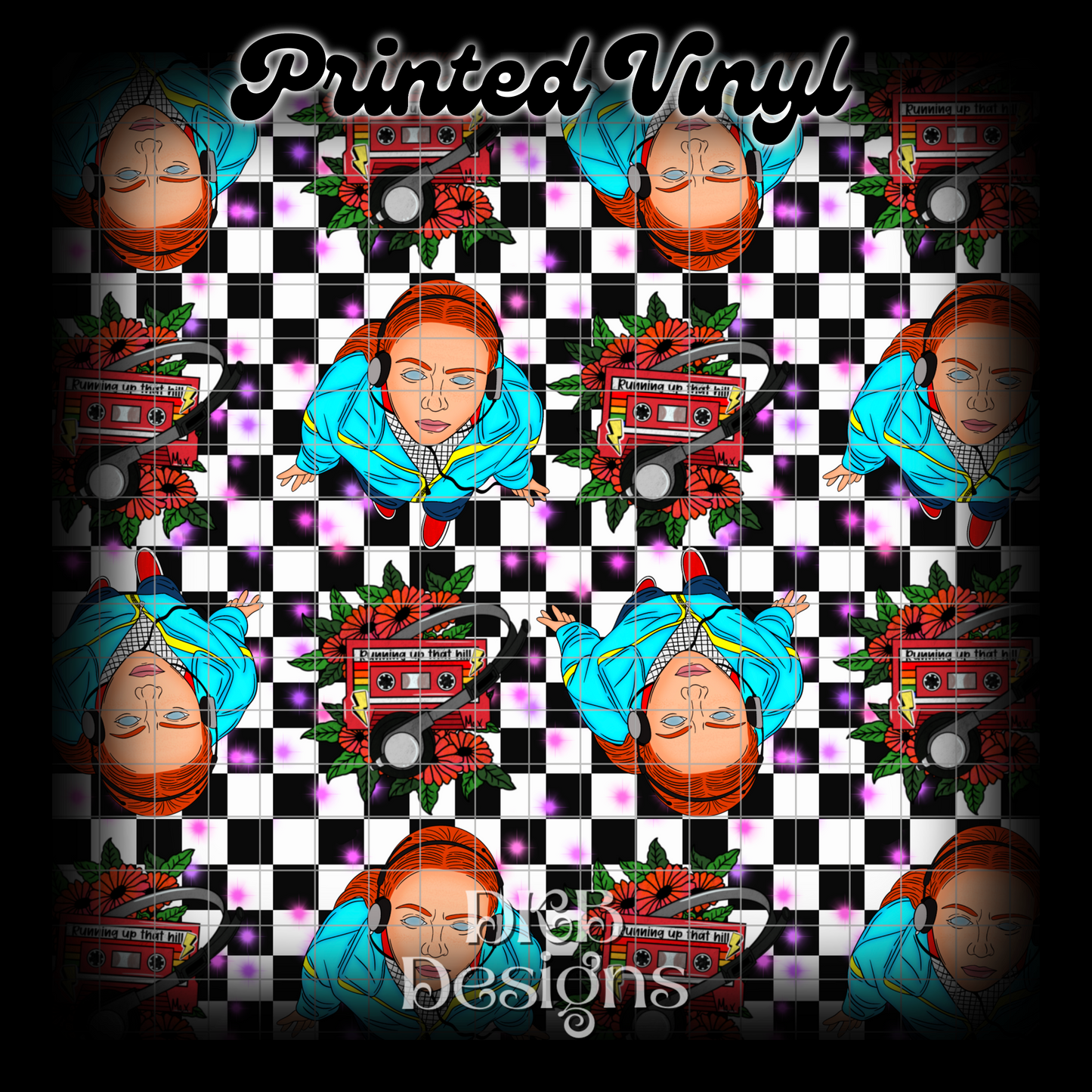 Graveyard scene Printed Vinyl