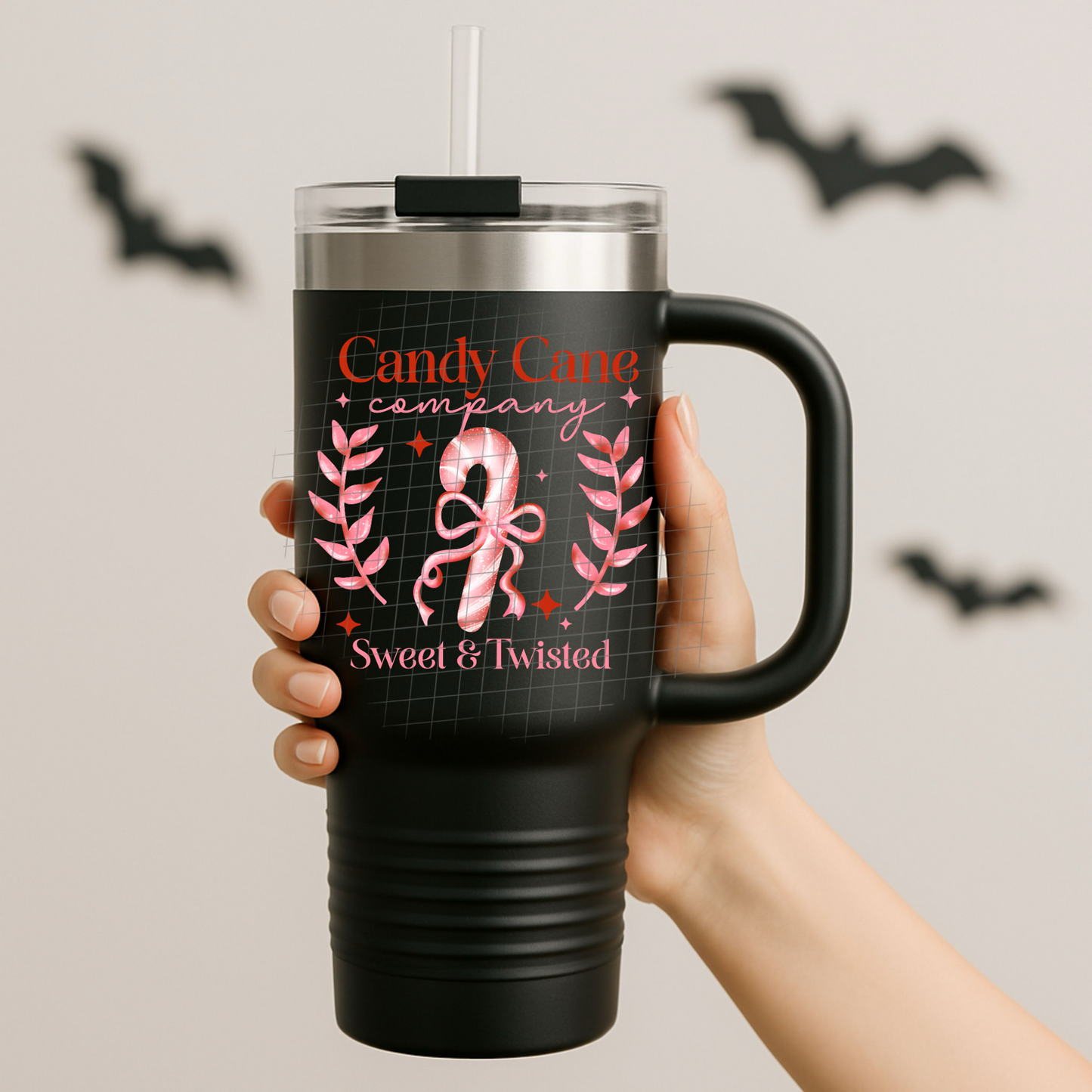 Candy cane company UV DTF