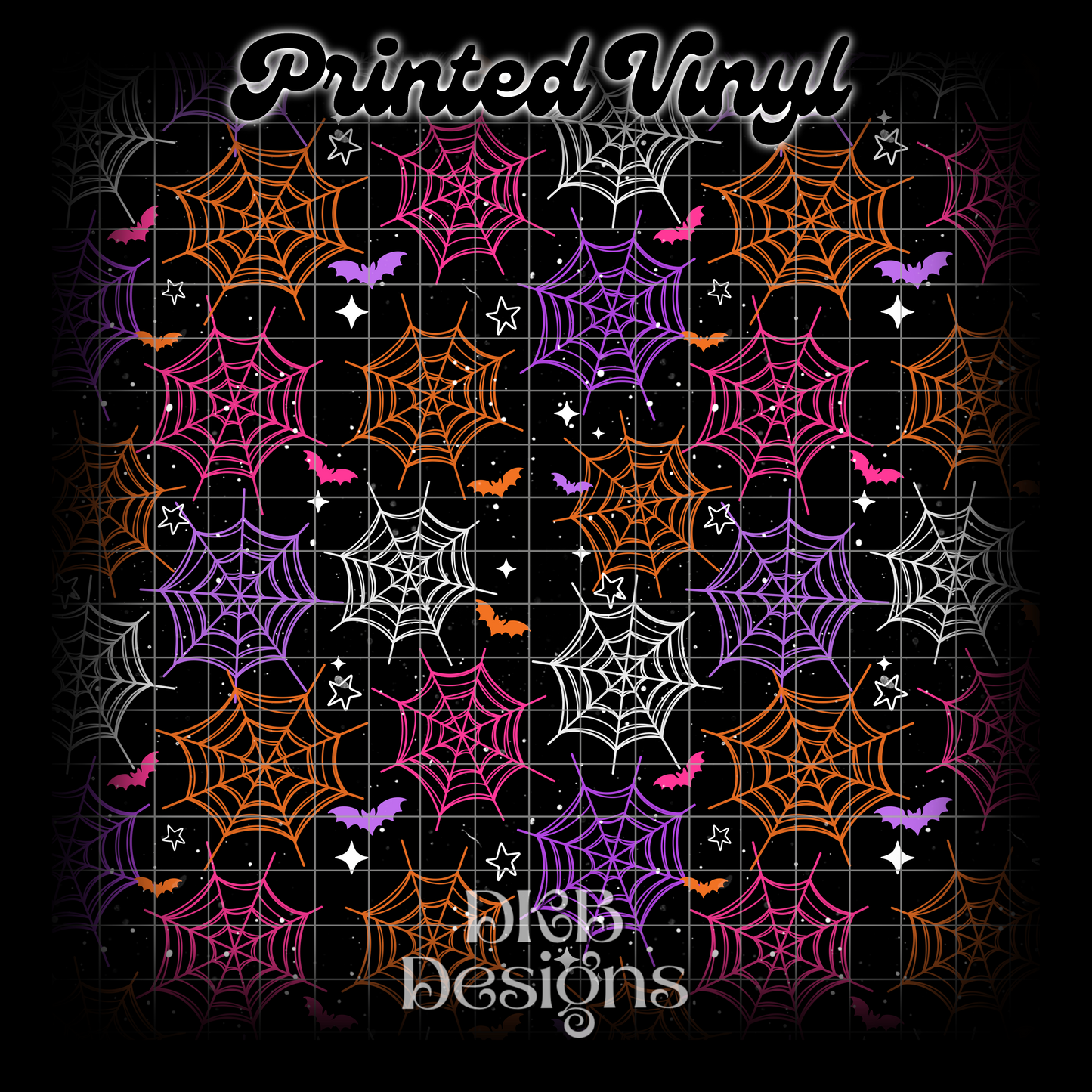 Colorful webs Vinyl