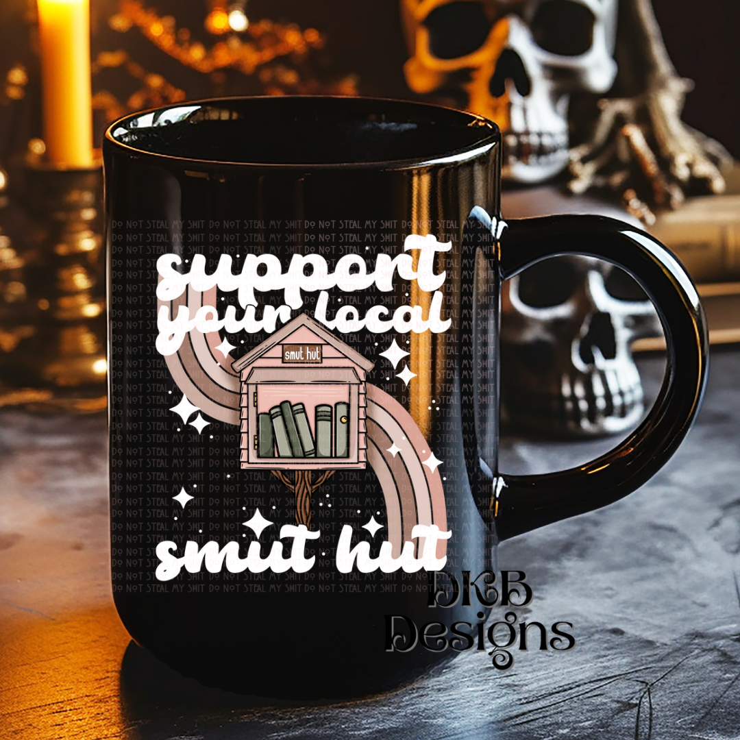 Local smut hut white UV DTF