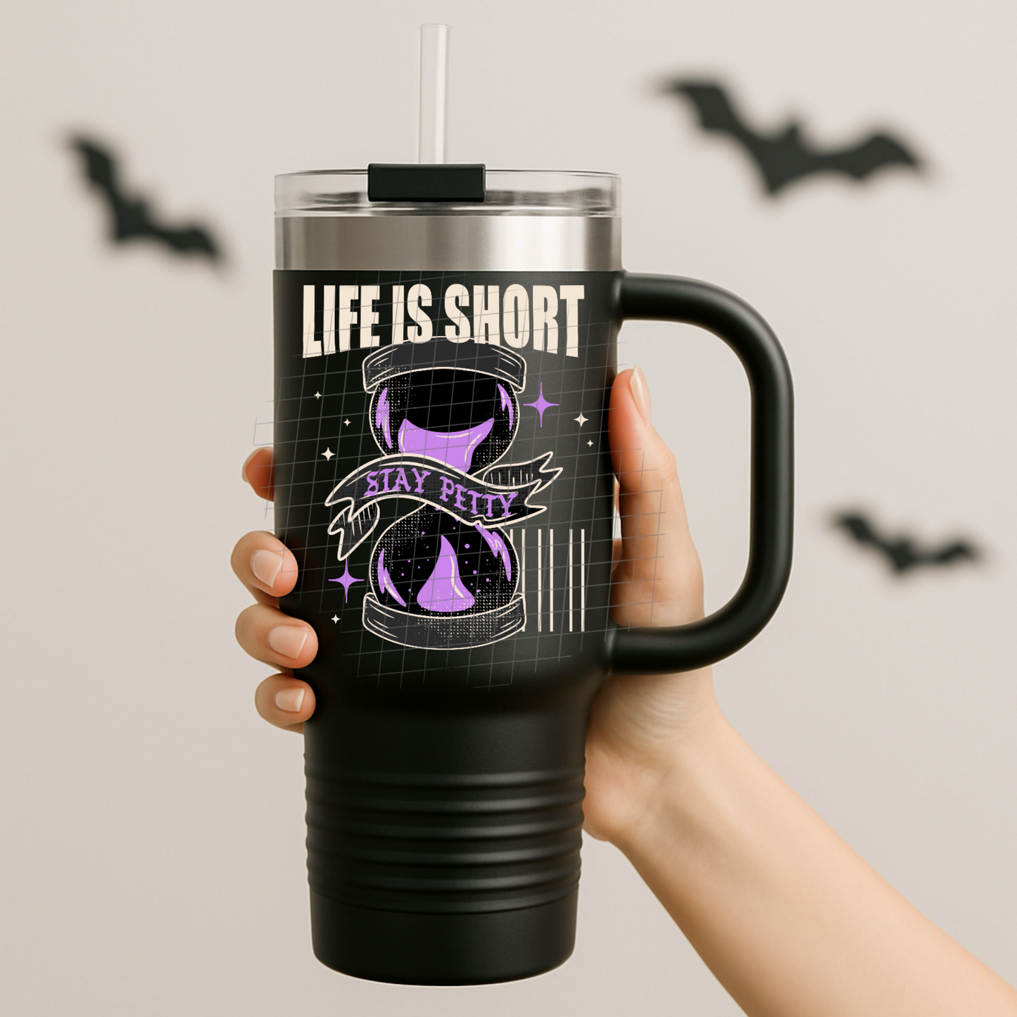 Life is short UV DTF