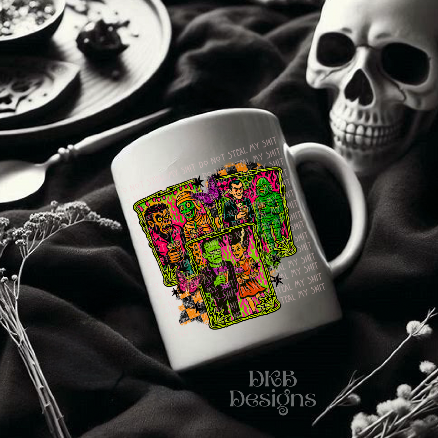 Monster party UV DTF