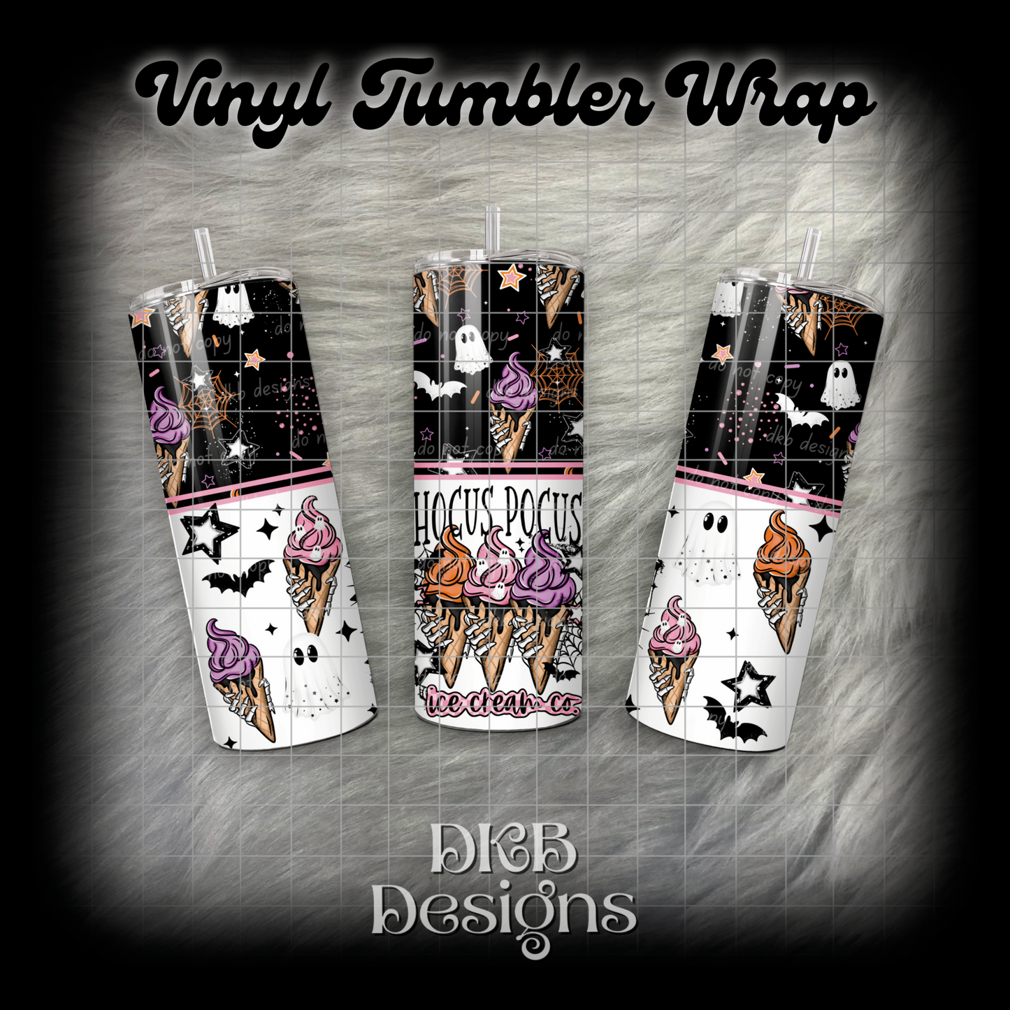 Hp ice cream tumbler wrap