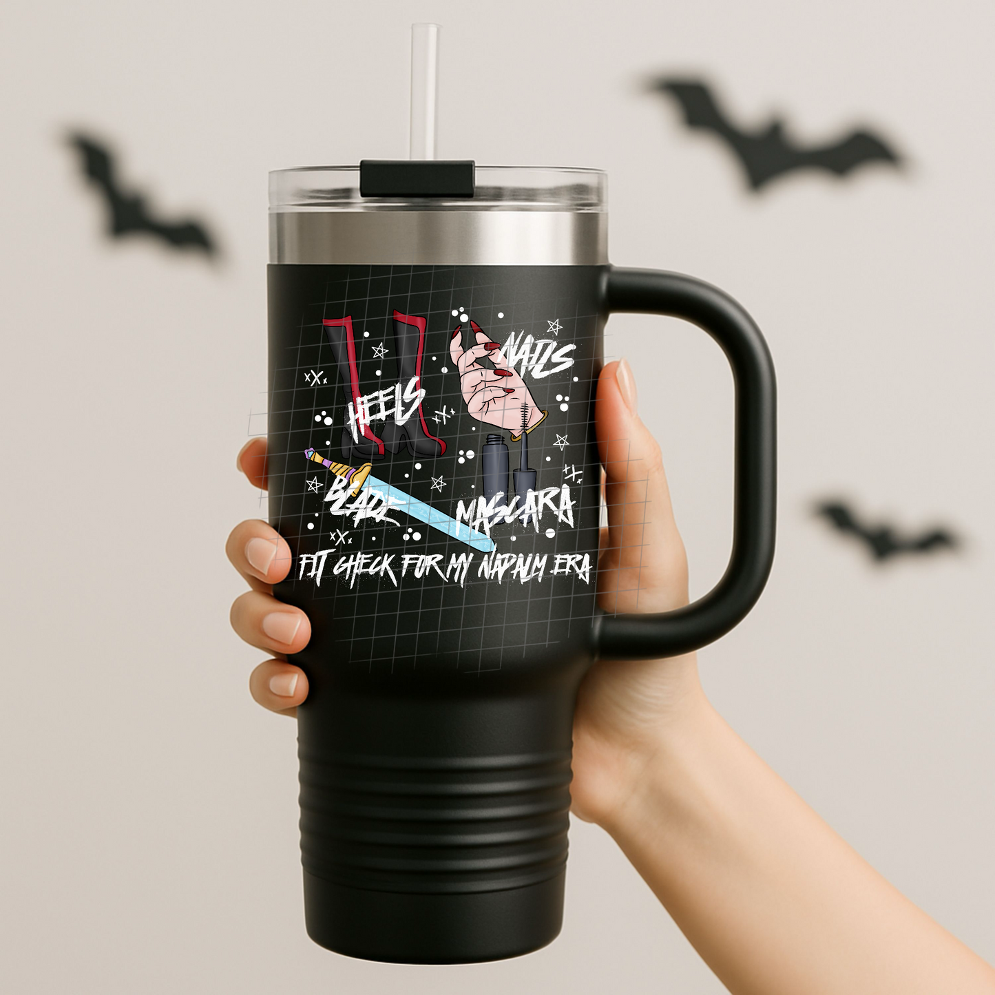 Napalm era white UV DTF