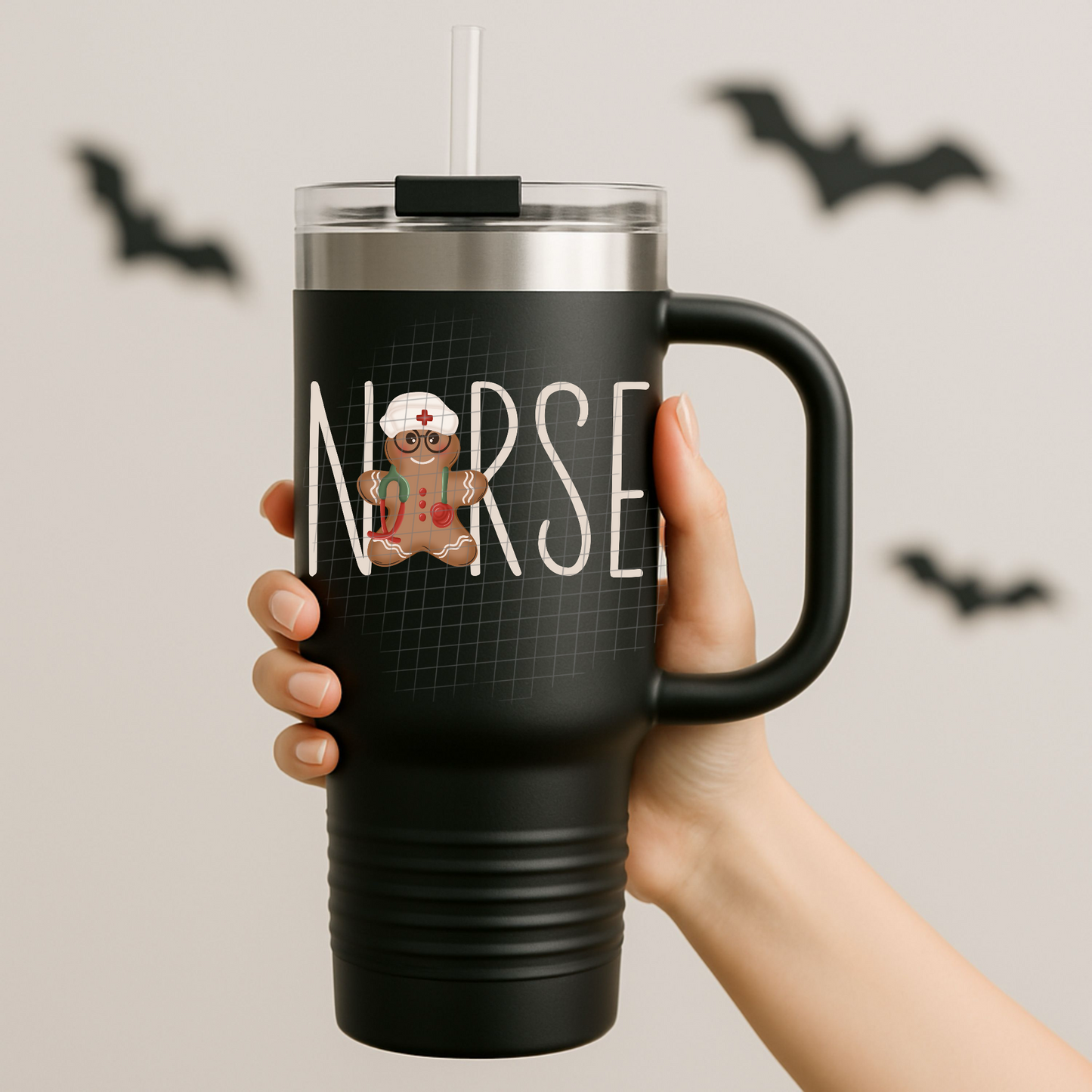 Nurse gingerbread UV DTF