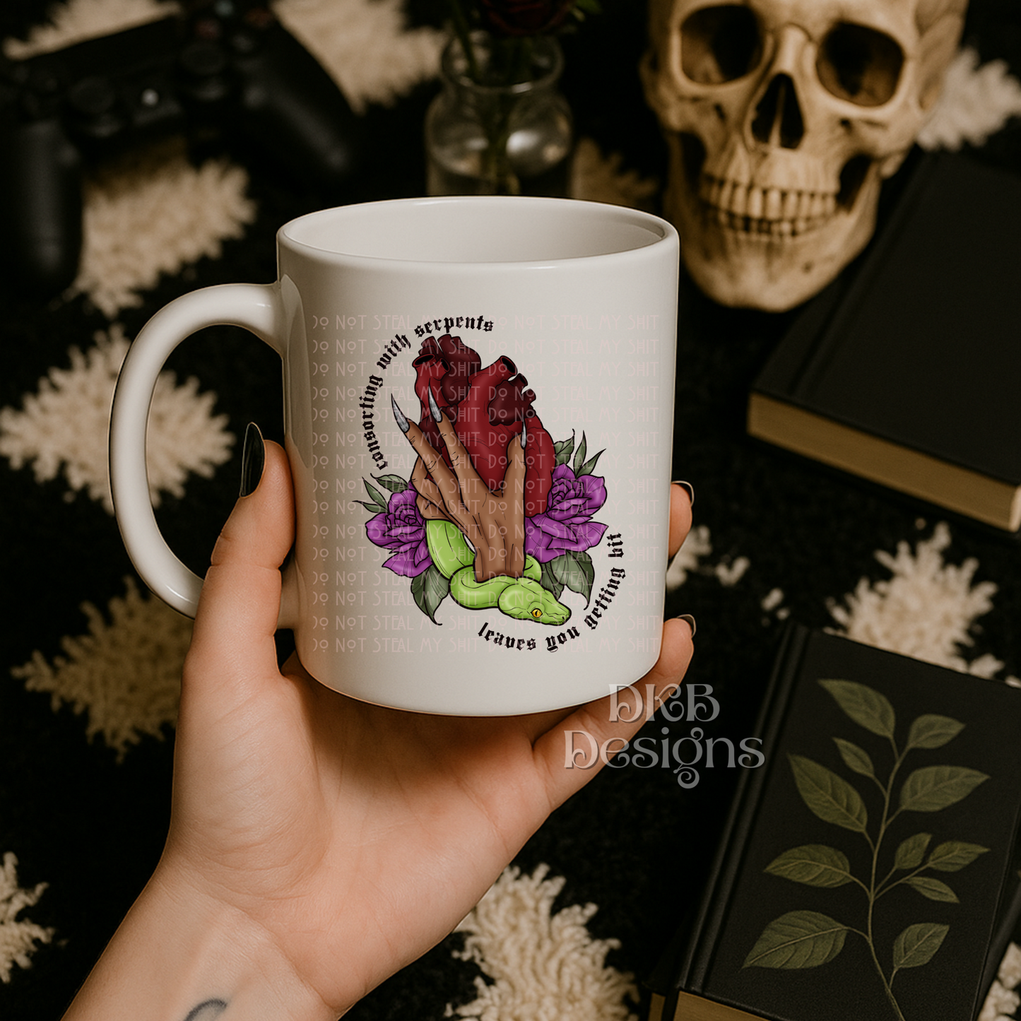 Consorting with Serpents UV DTF