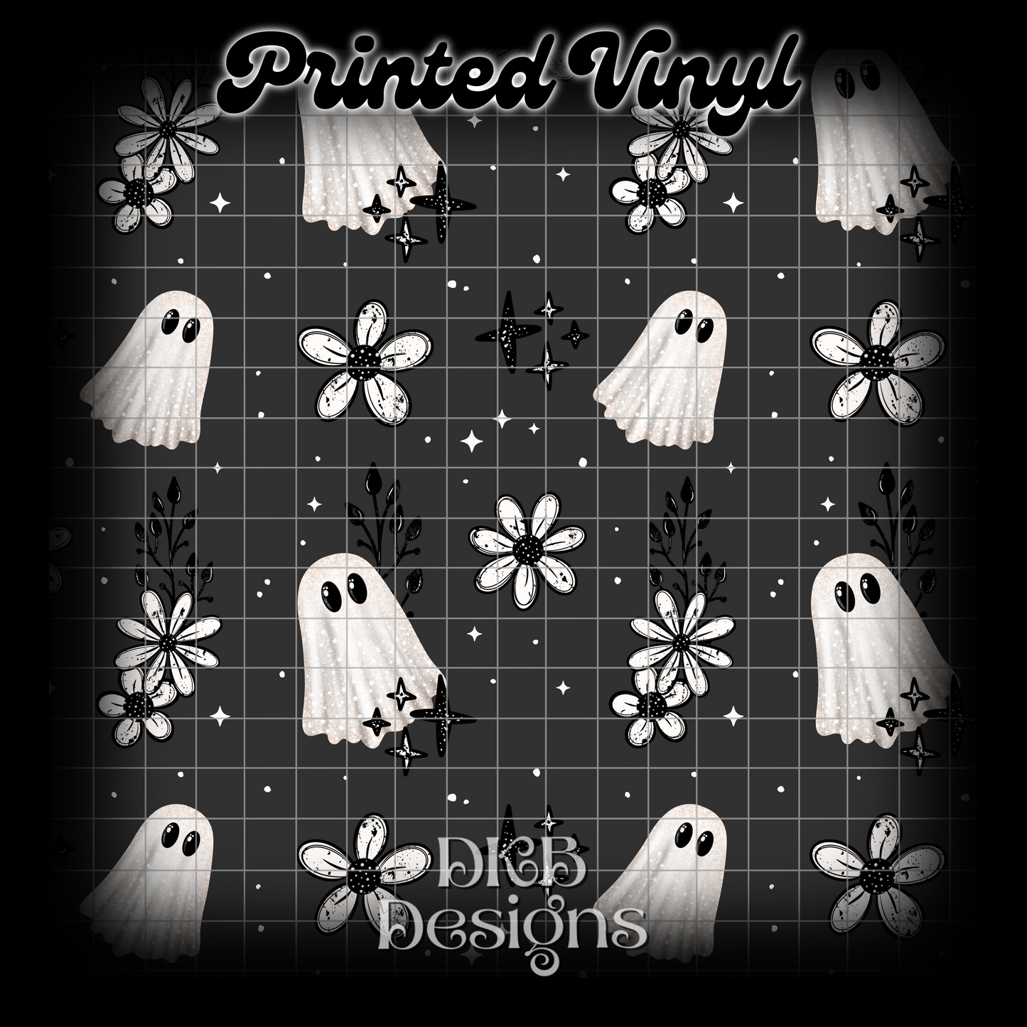 Grunge florals ghost Vinyl
