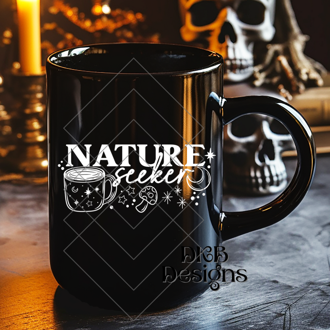 Nature seeker white UV DTF