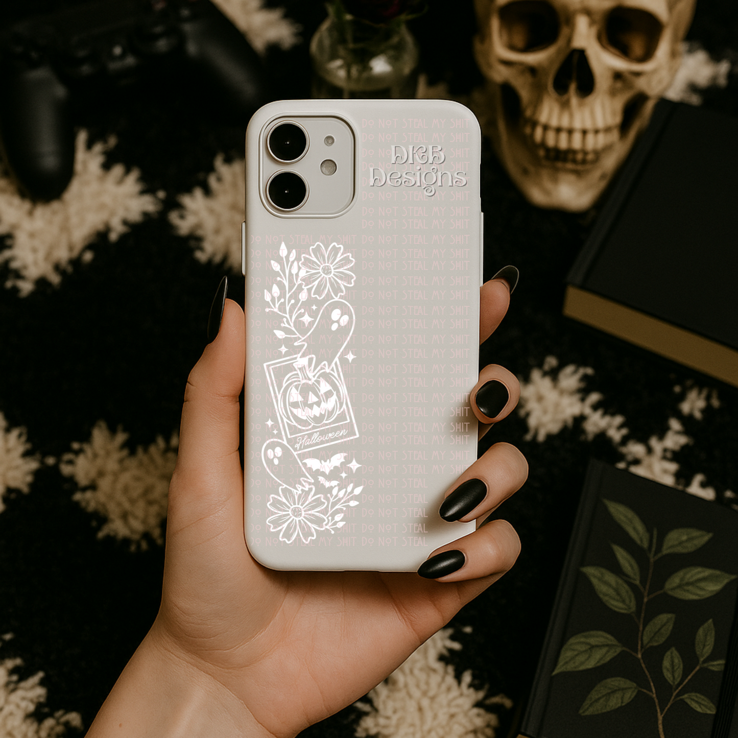 Halloween card UV DTF