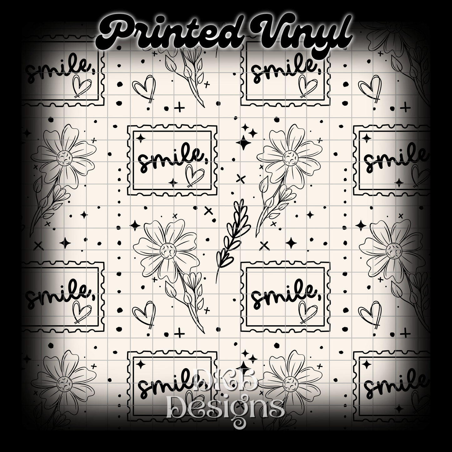 Smile stamp Vinyl