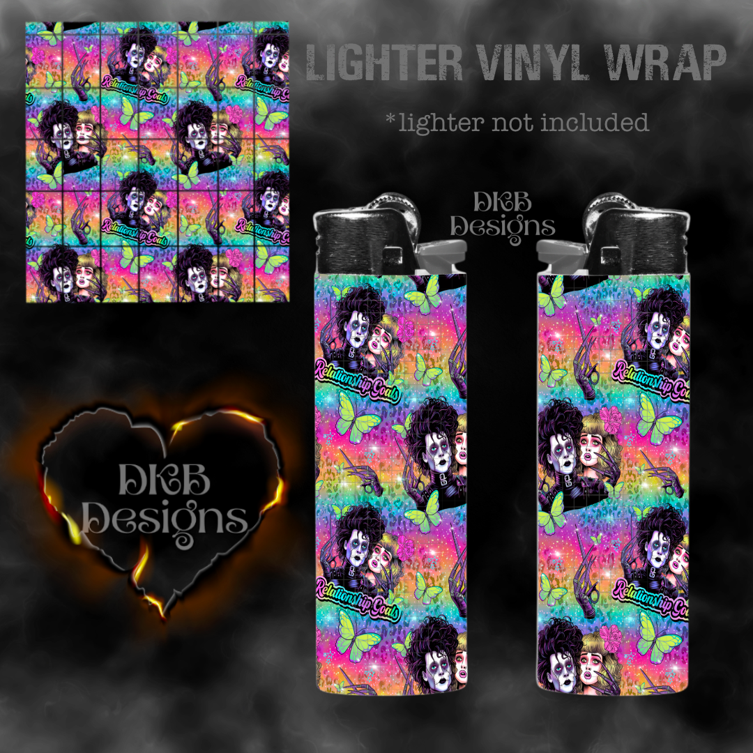 Relationship goals vinyl lighter wrap