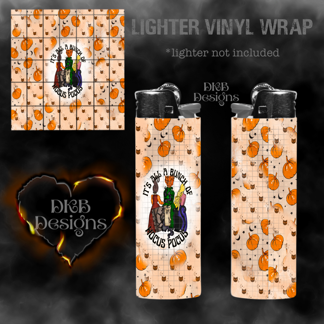 Hocus vinyl lighter wrap