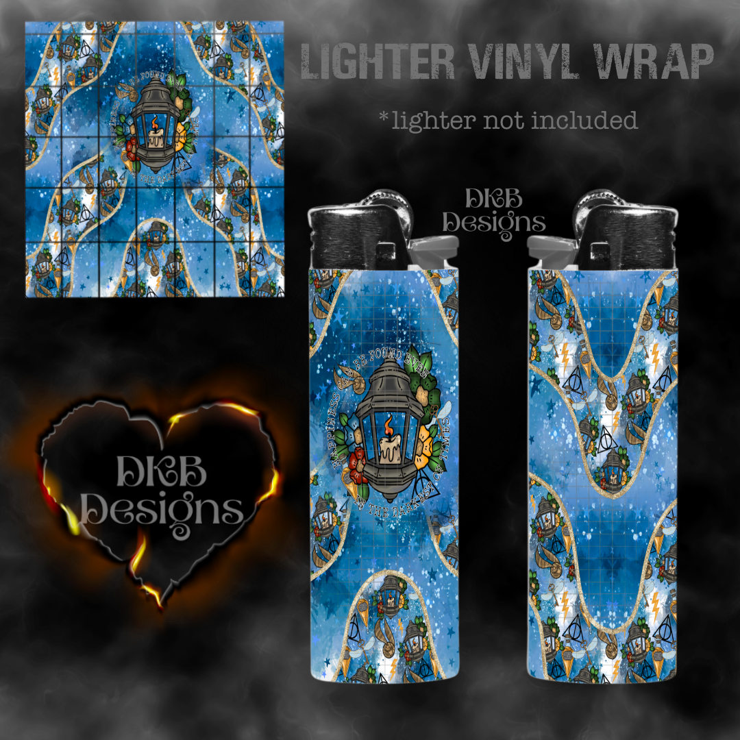 Happiness can be found vinyl lighter wrap