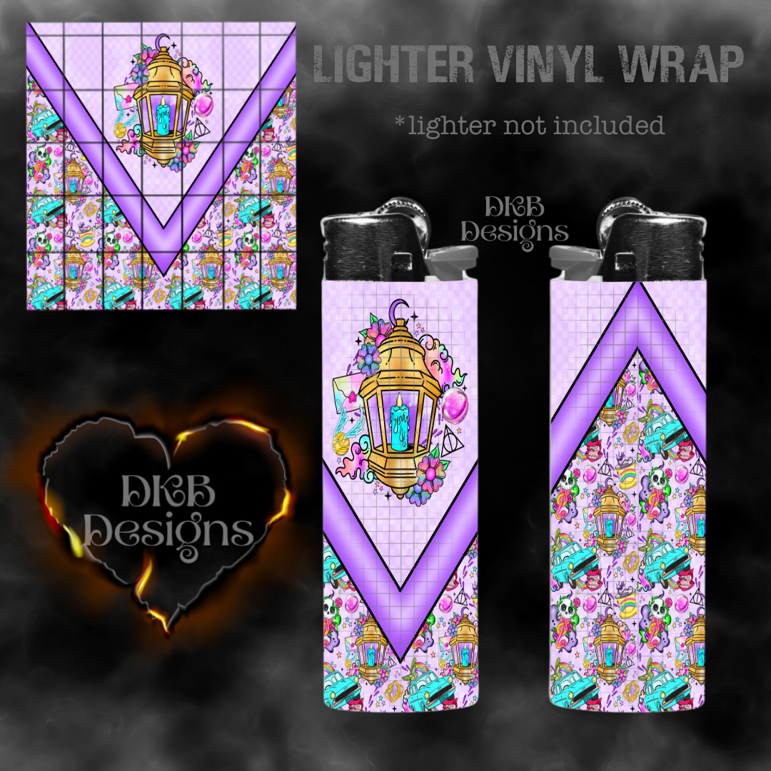 LF HP lantern vinyl lighter wrap