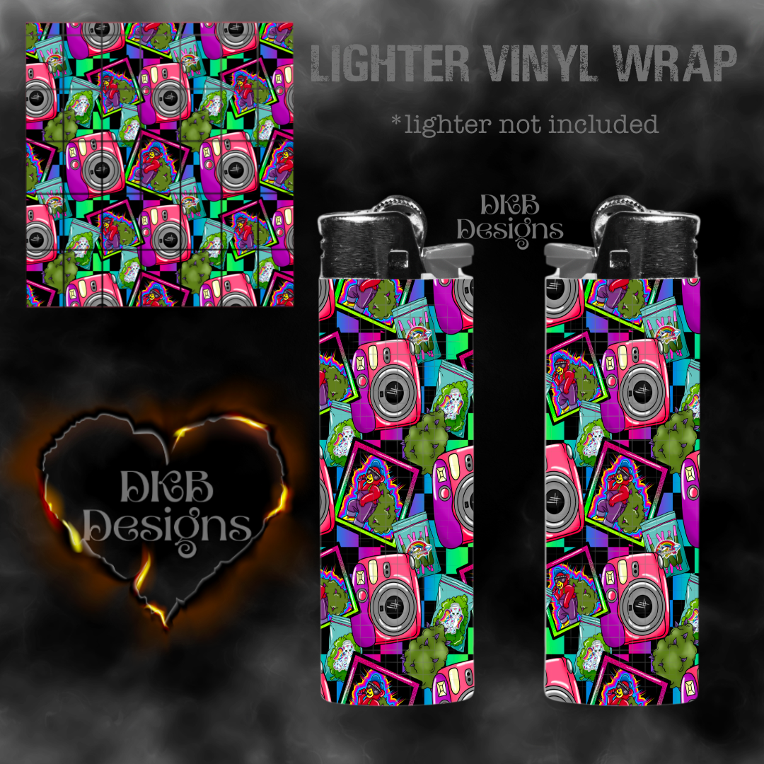 Good vibes only lighter vinyl wrap