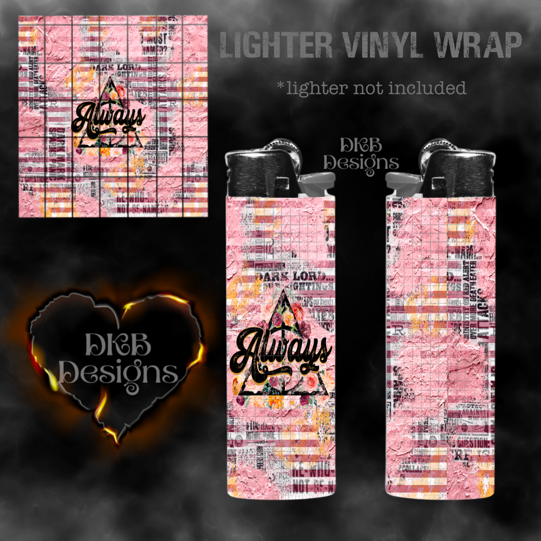 Always vinyl lighter wrap