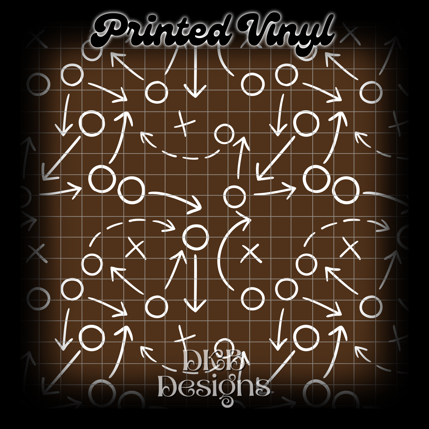 Game plan Printed Vinyl