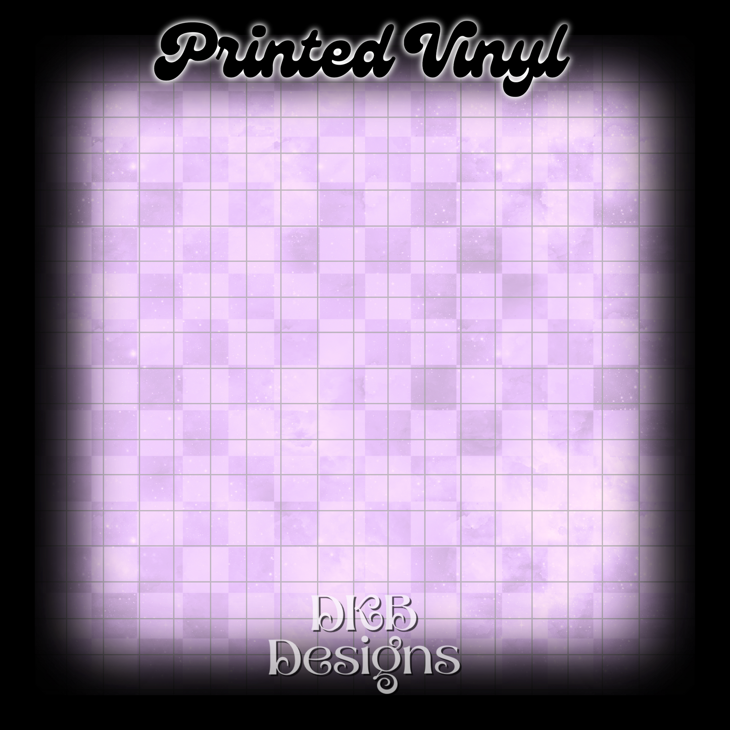 Purple checker Printed Vinyl