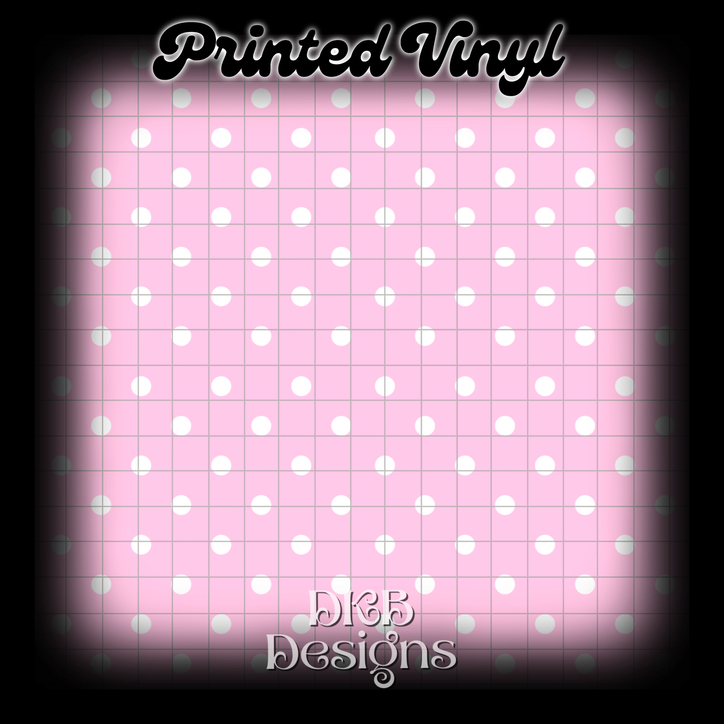 Pink polka dot Printed Vinyl