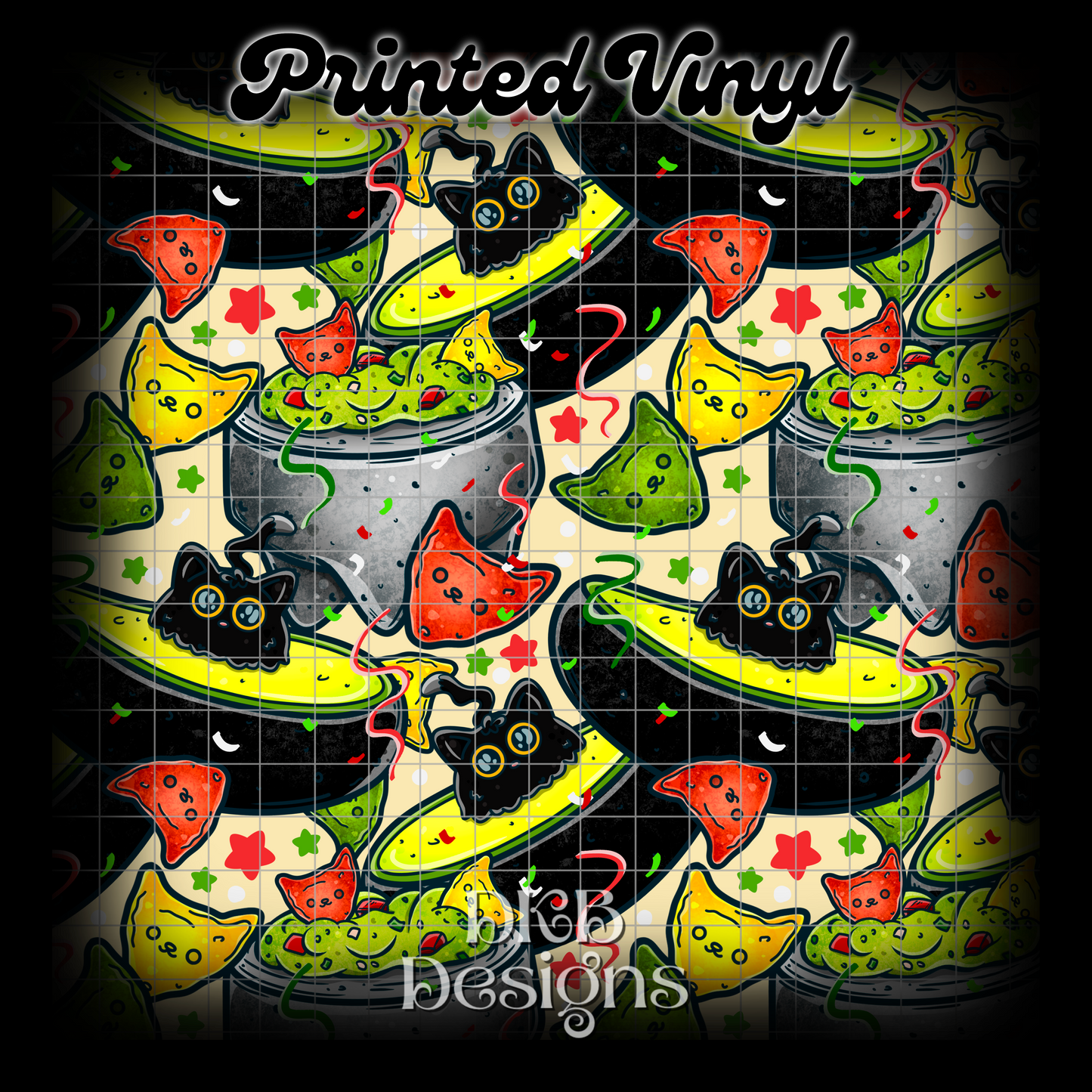 GuacoCat Printed Vinyl