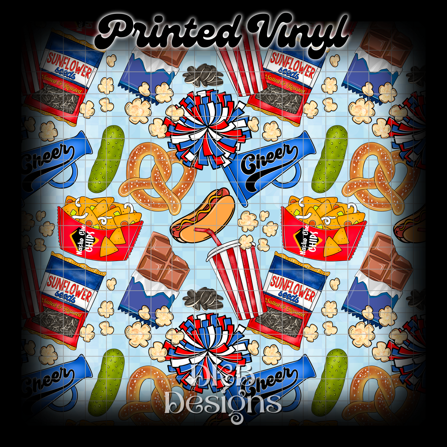 Cheer snacks Printed Vinyl
