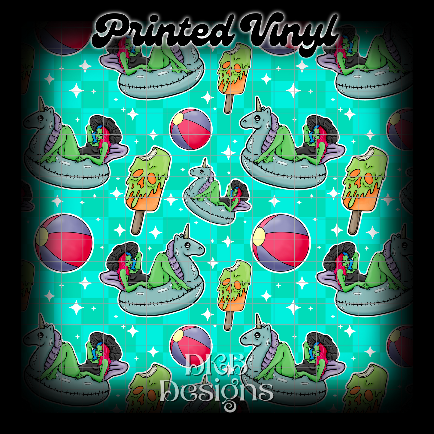 Hot ghoul summer Printed Vinyl