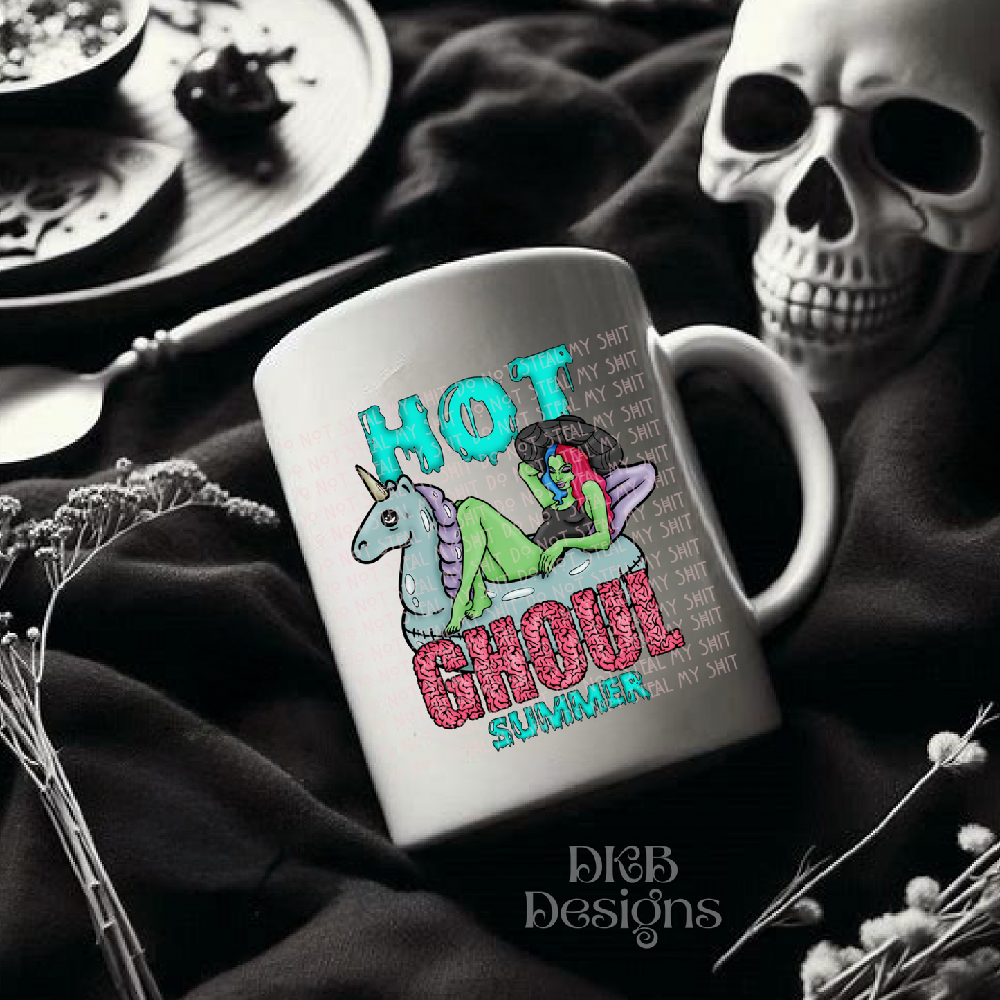 Hot ghoul summer UV DTF