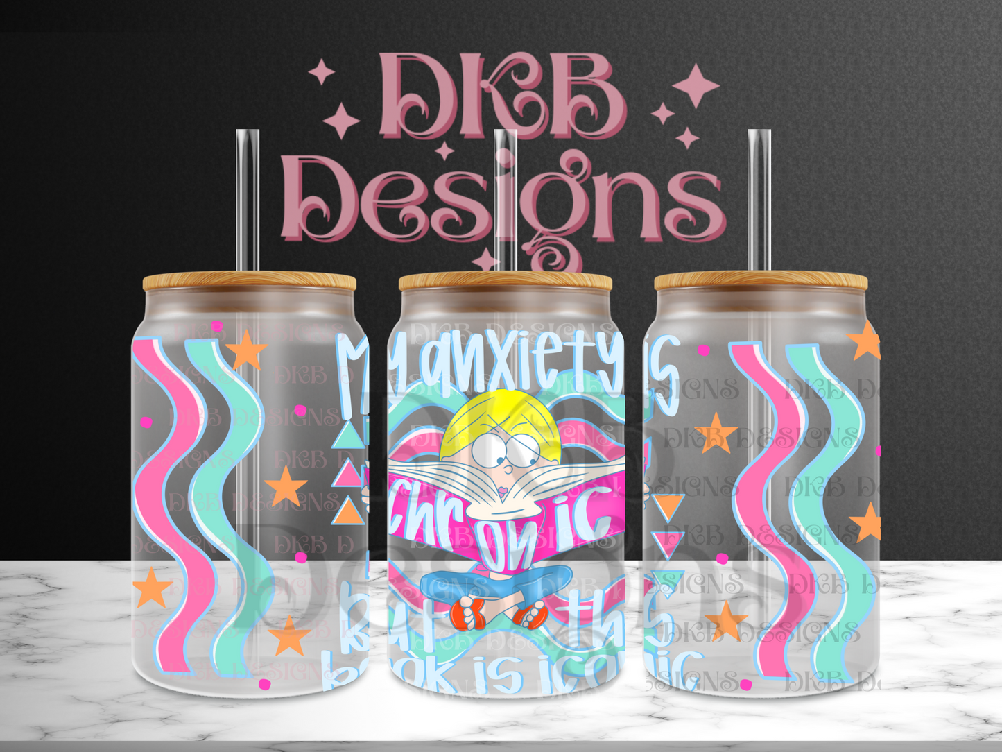 This book is iconic 16oz glass can UV DTF