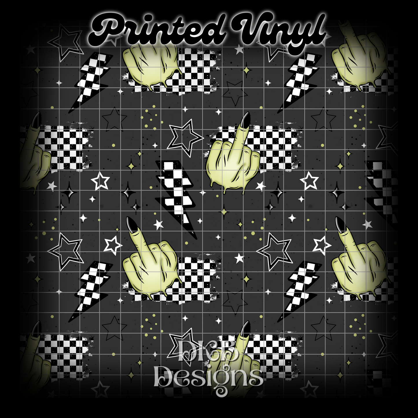 Middle fingers up Vinyl