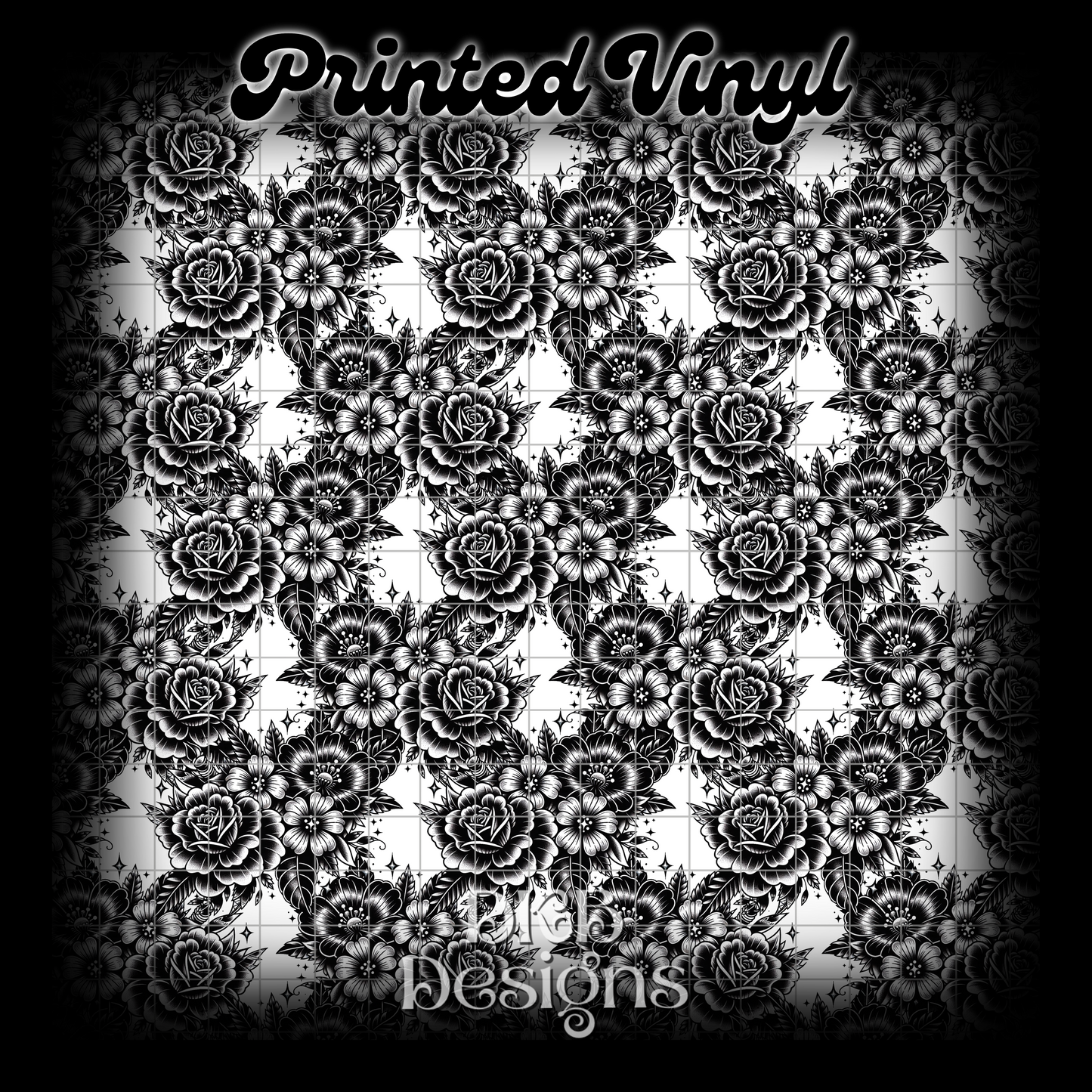 Classic floral Printed Vinyl