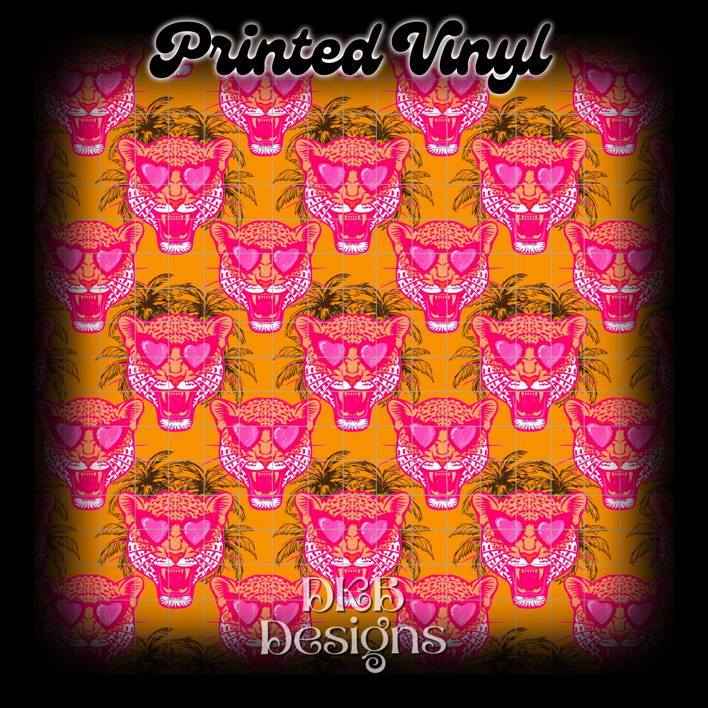 Summer leopard Printed Vinyl