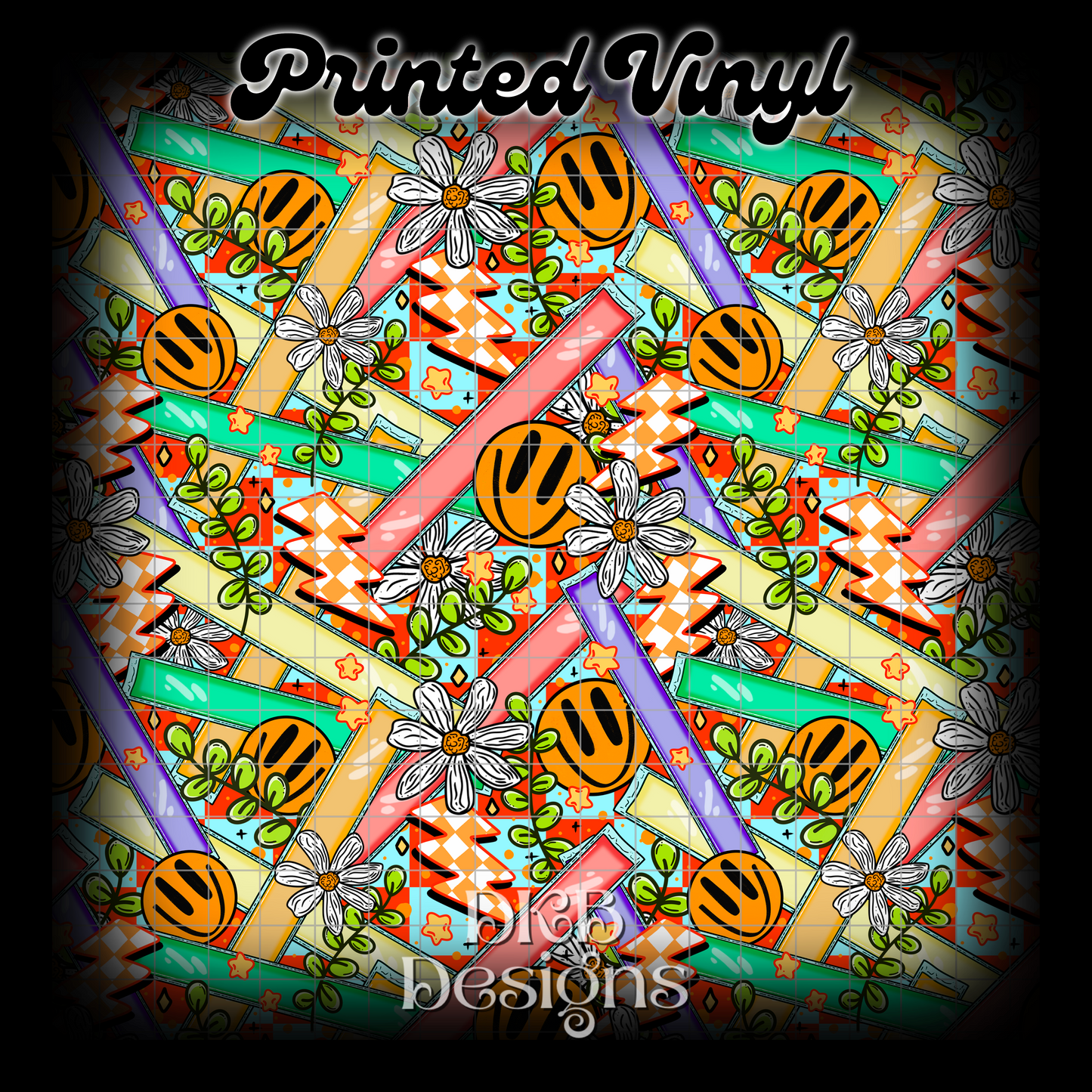 Summer pops Printed Vinyl