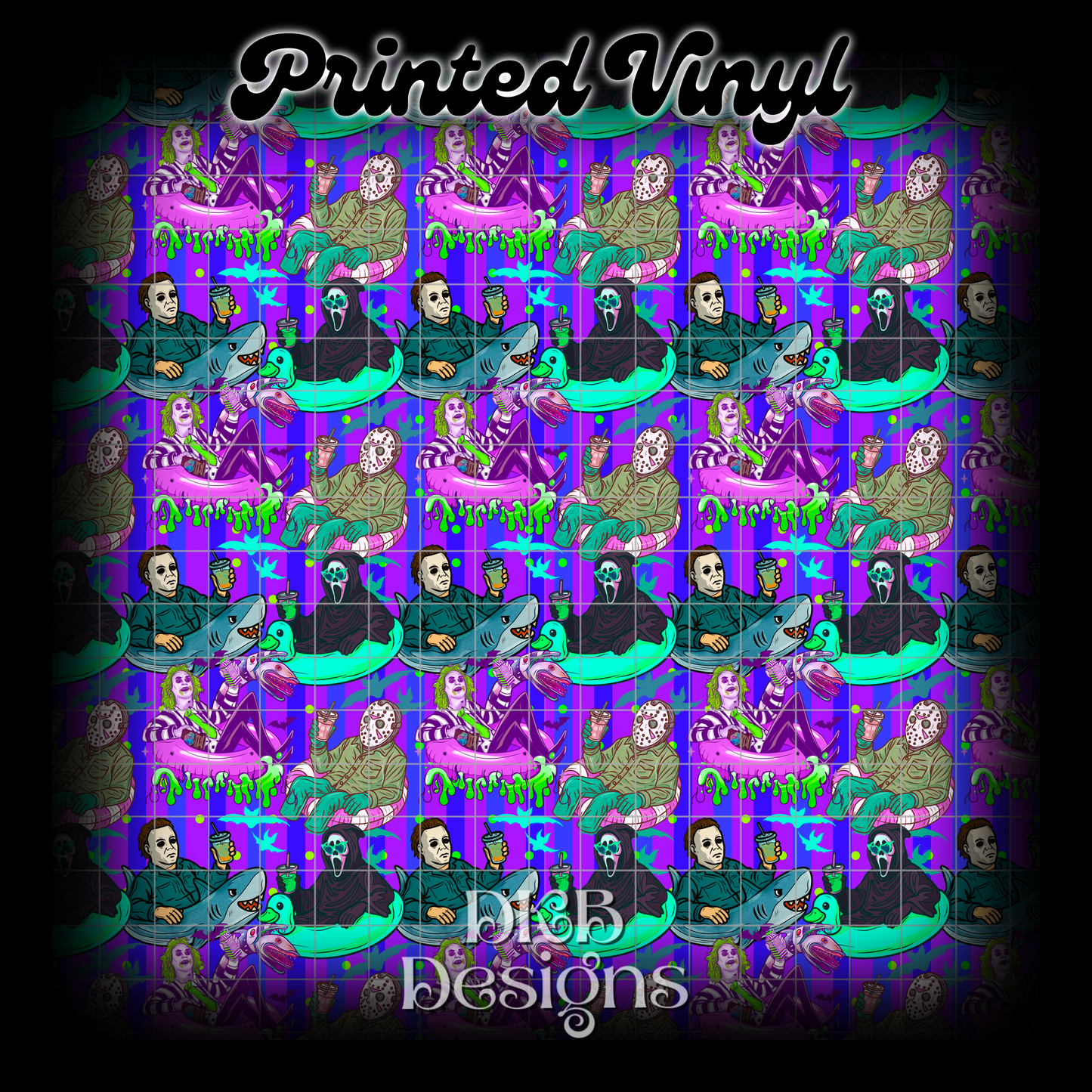 Killer swim float Printed Vinyl