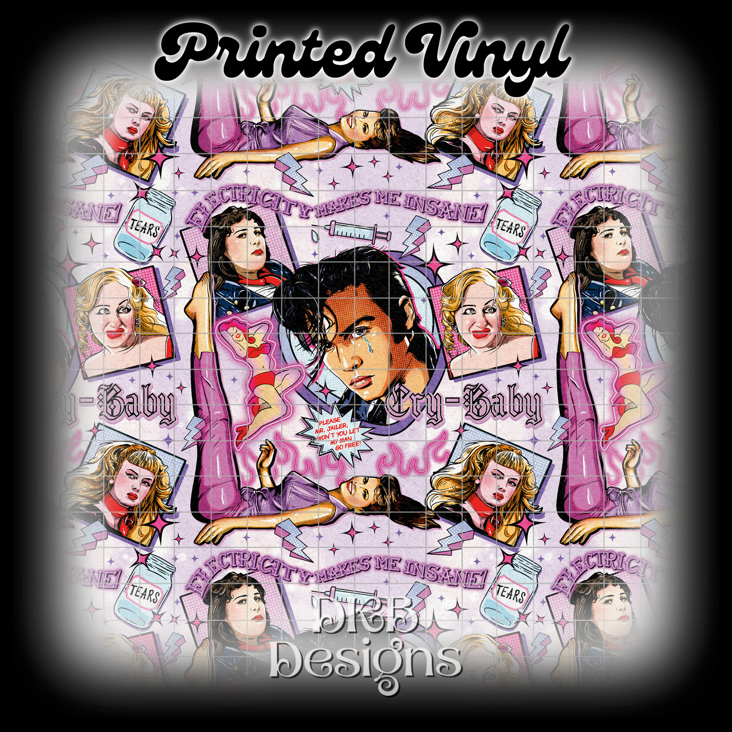 Cry baby Printed Vinyl