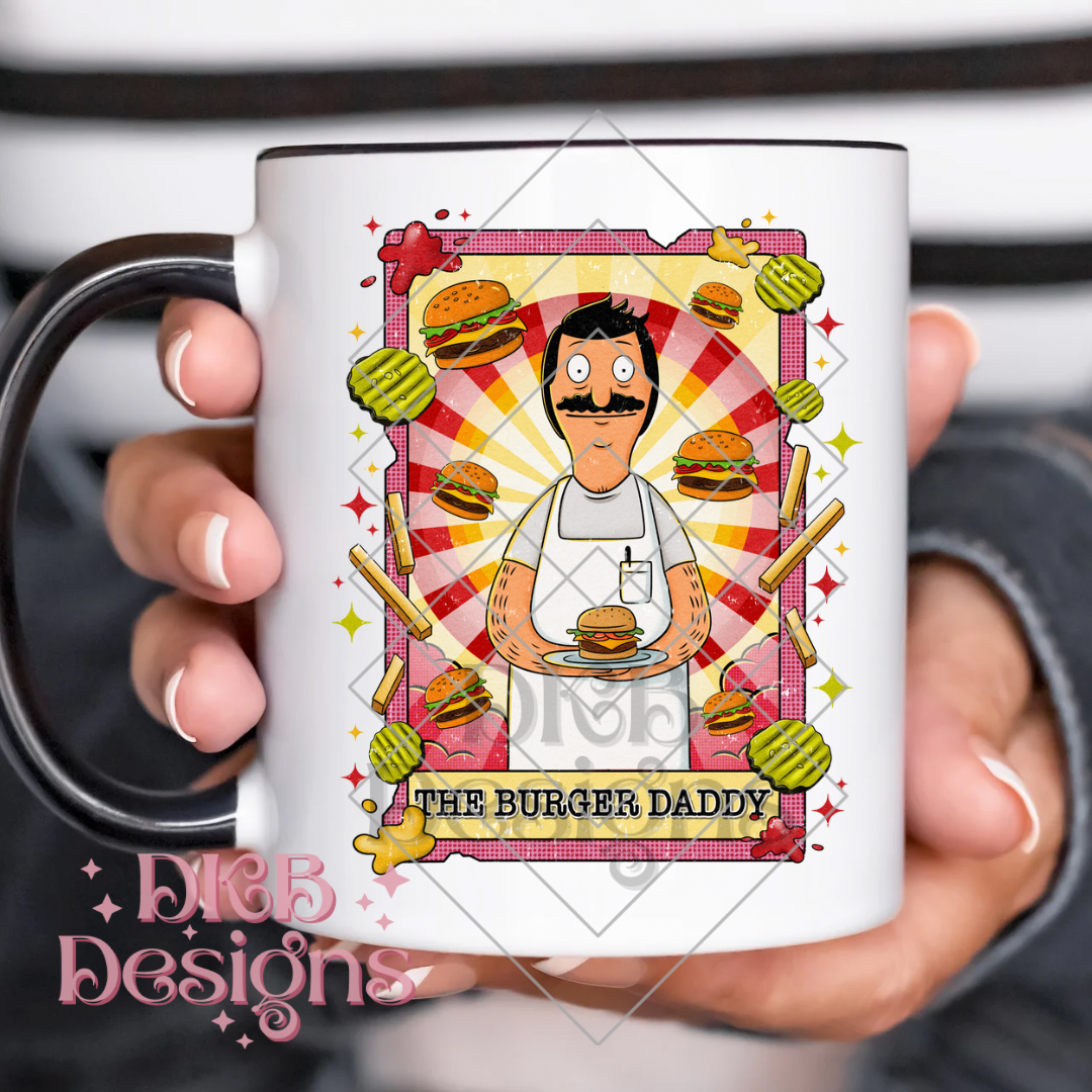 The burger daddy UV DTF