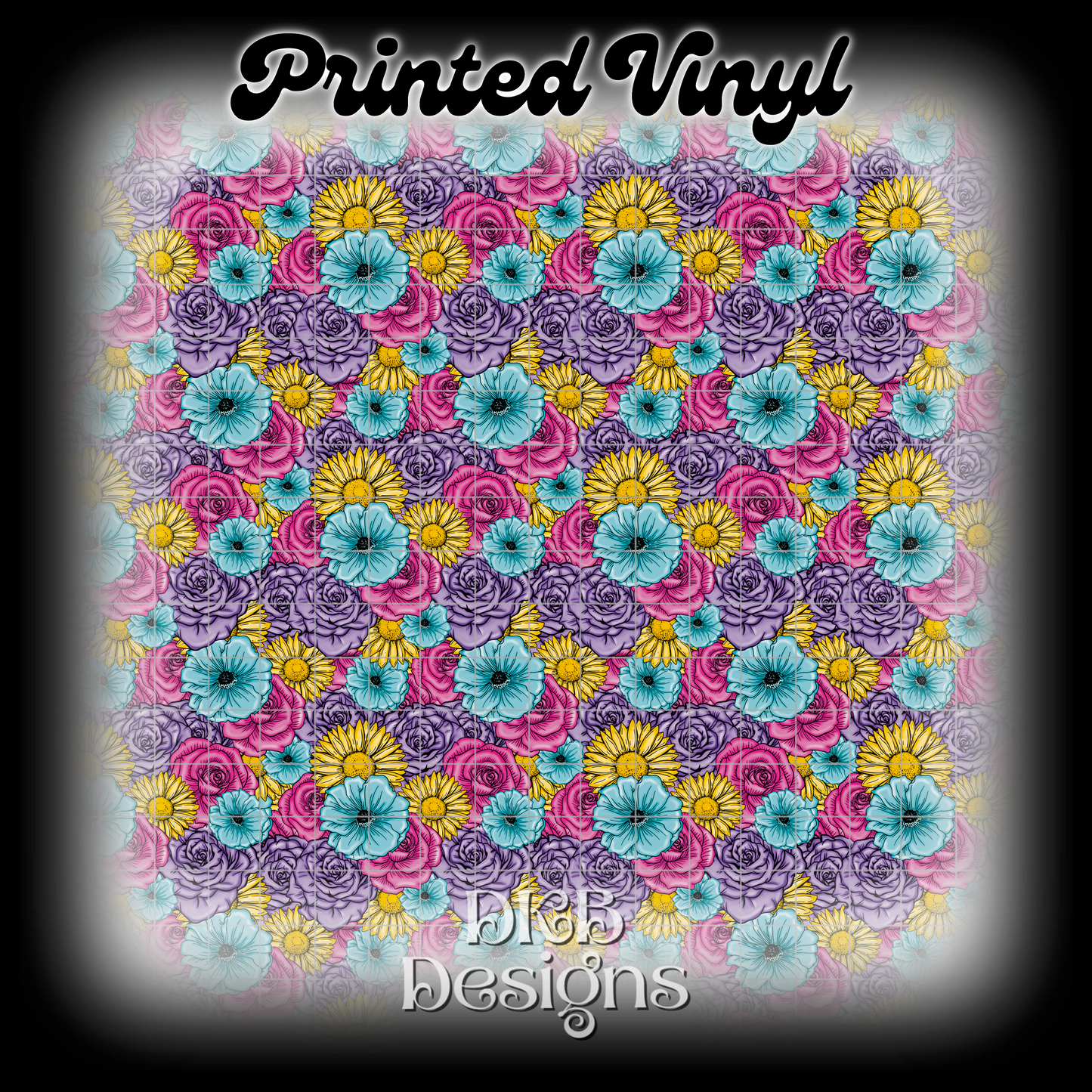 Spring floral Printed Vinyl