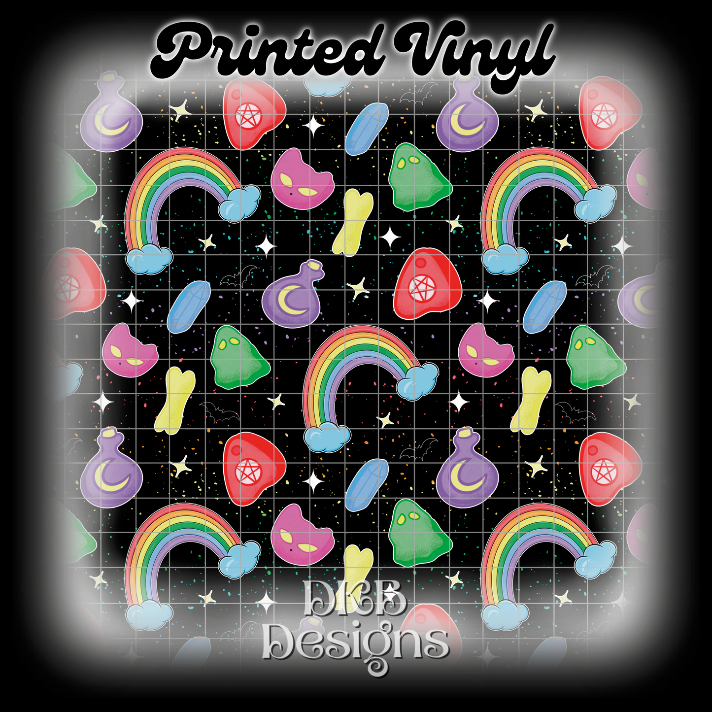 Unlucky charms Printed Vinyl