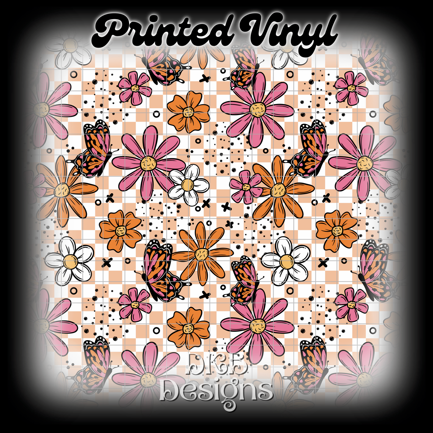 Hello spring Printed Vinyl