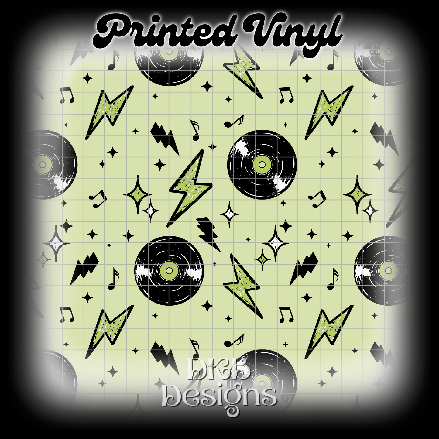 Music helps Printed Vinyl