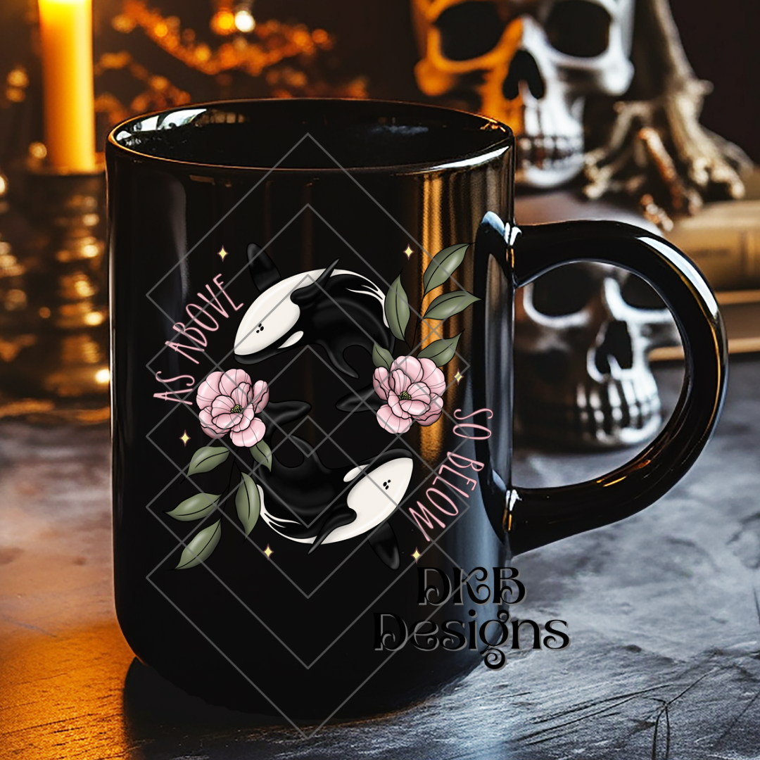 As above so below UV DTF