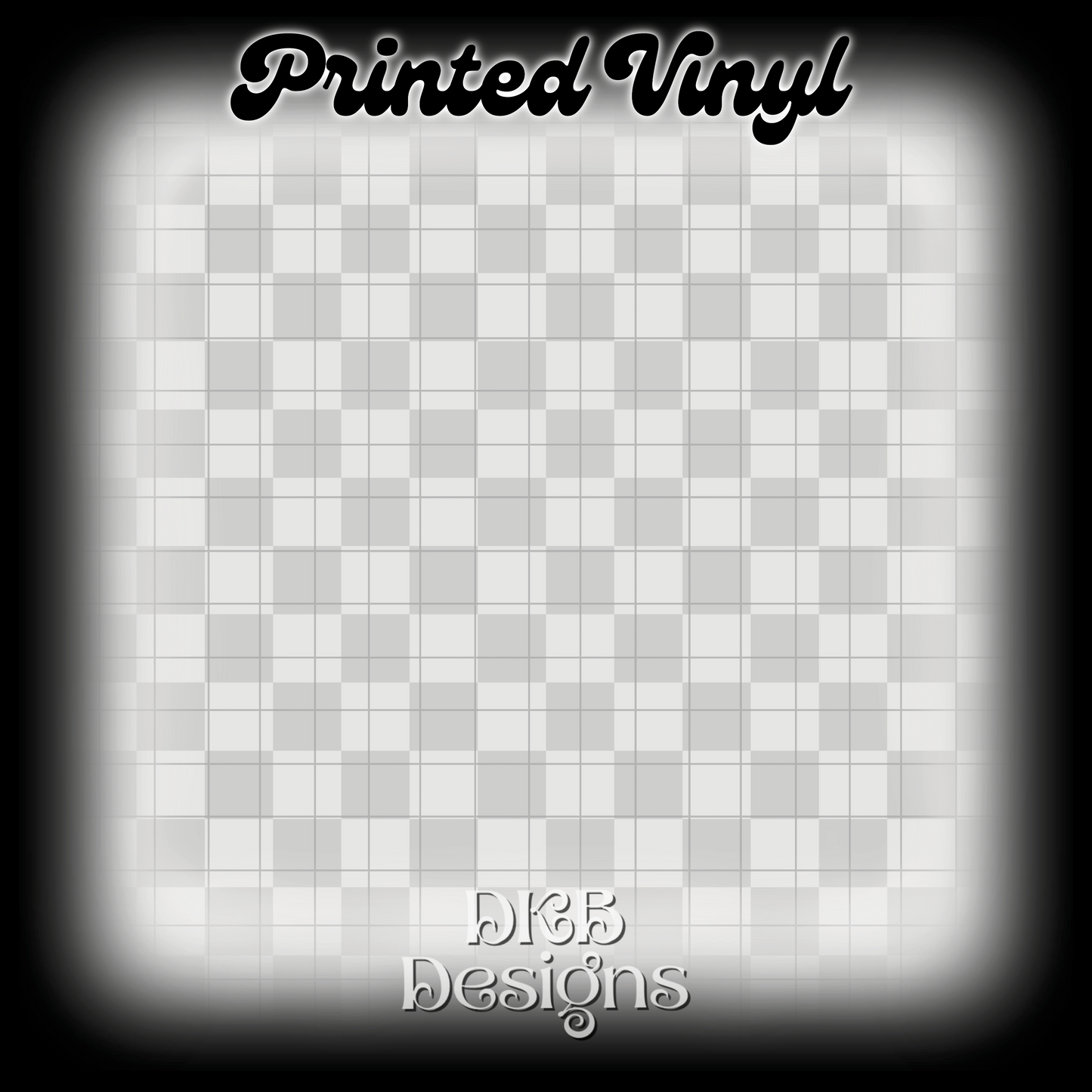 Sea of dreams Checker Printed Vinyl