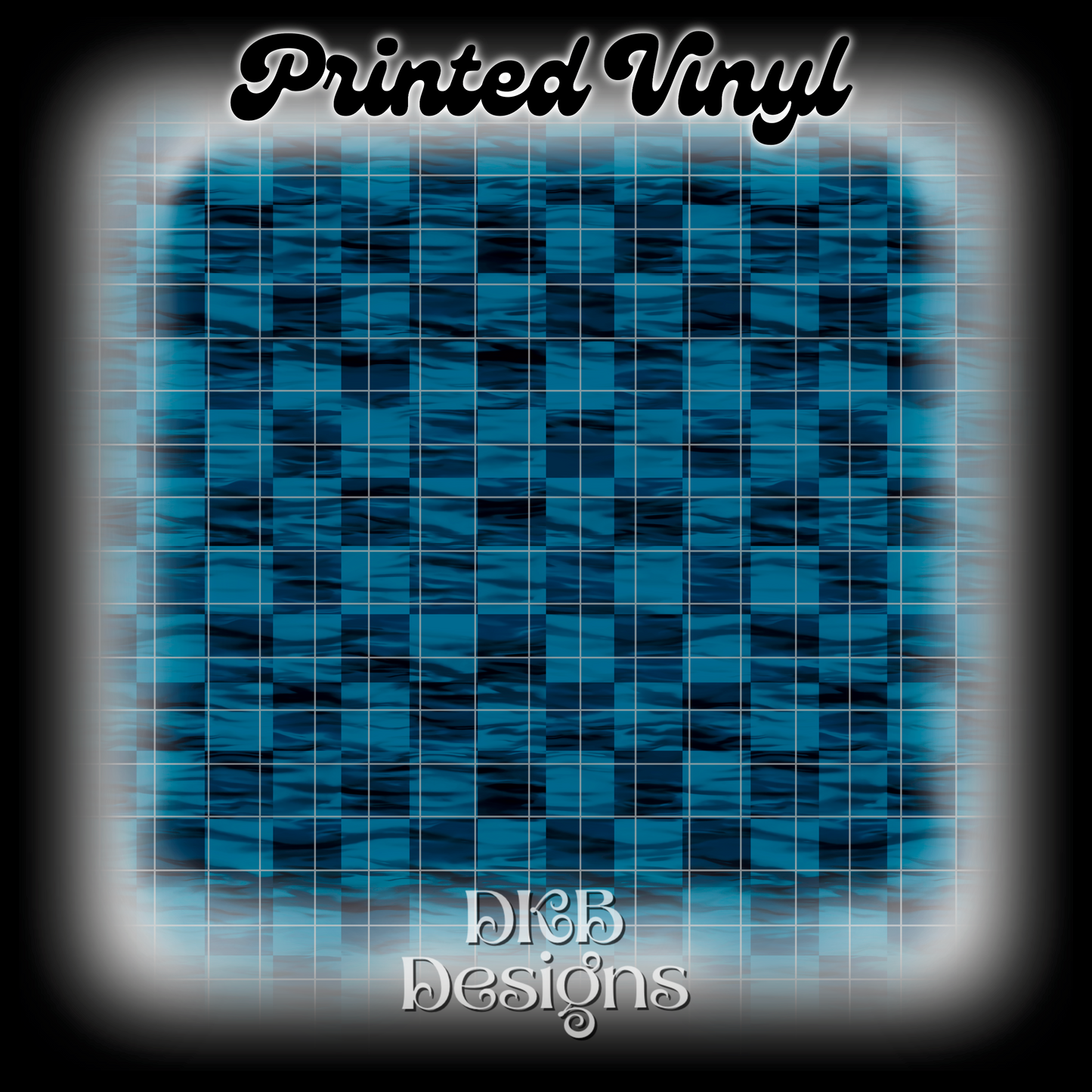 Colorful & deadly checker Printed Vinyl