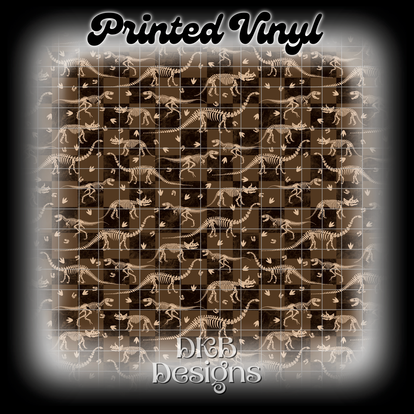 Dead dinos Printed Vinyl