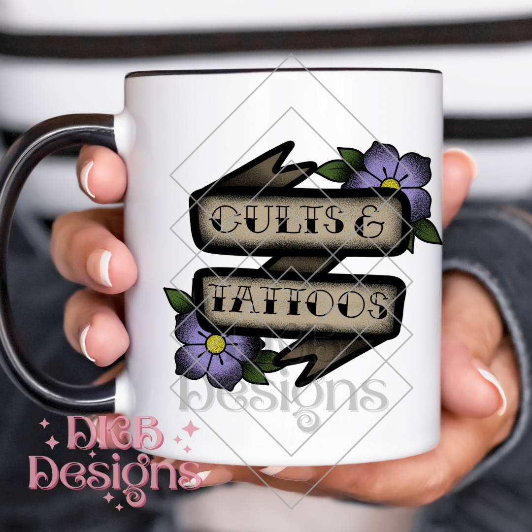 Cults and tattoos UV DTF